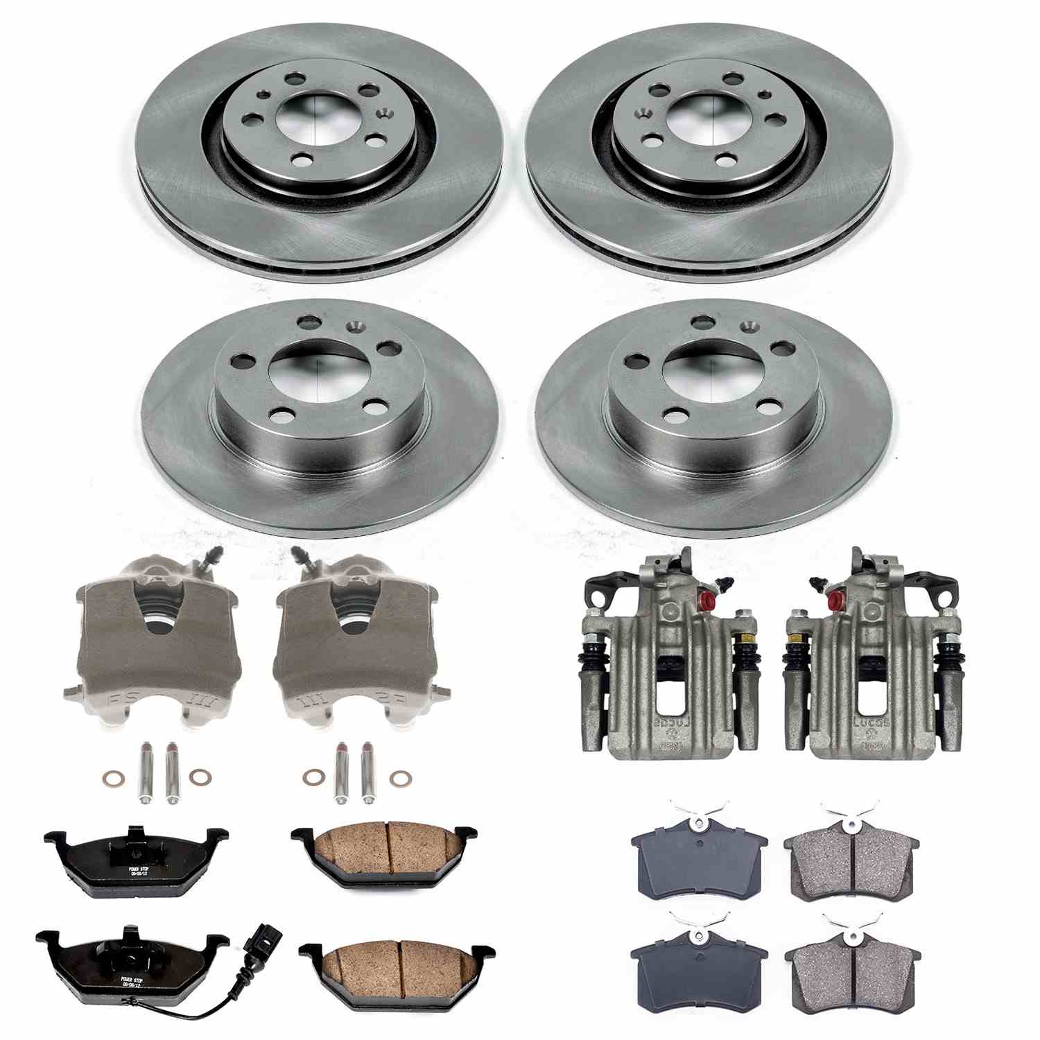 Power Stop 00-06 Volkswagen Beetle Front & Rear Autospecialty Brake Kit w/Calipers