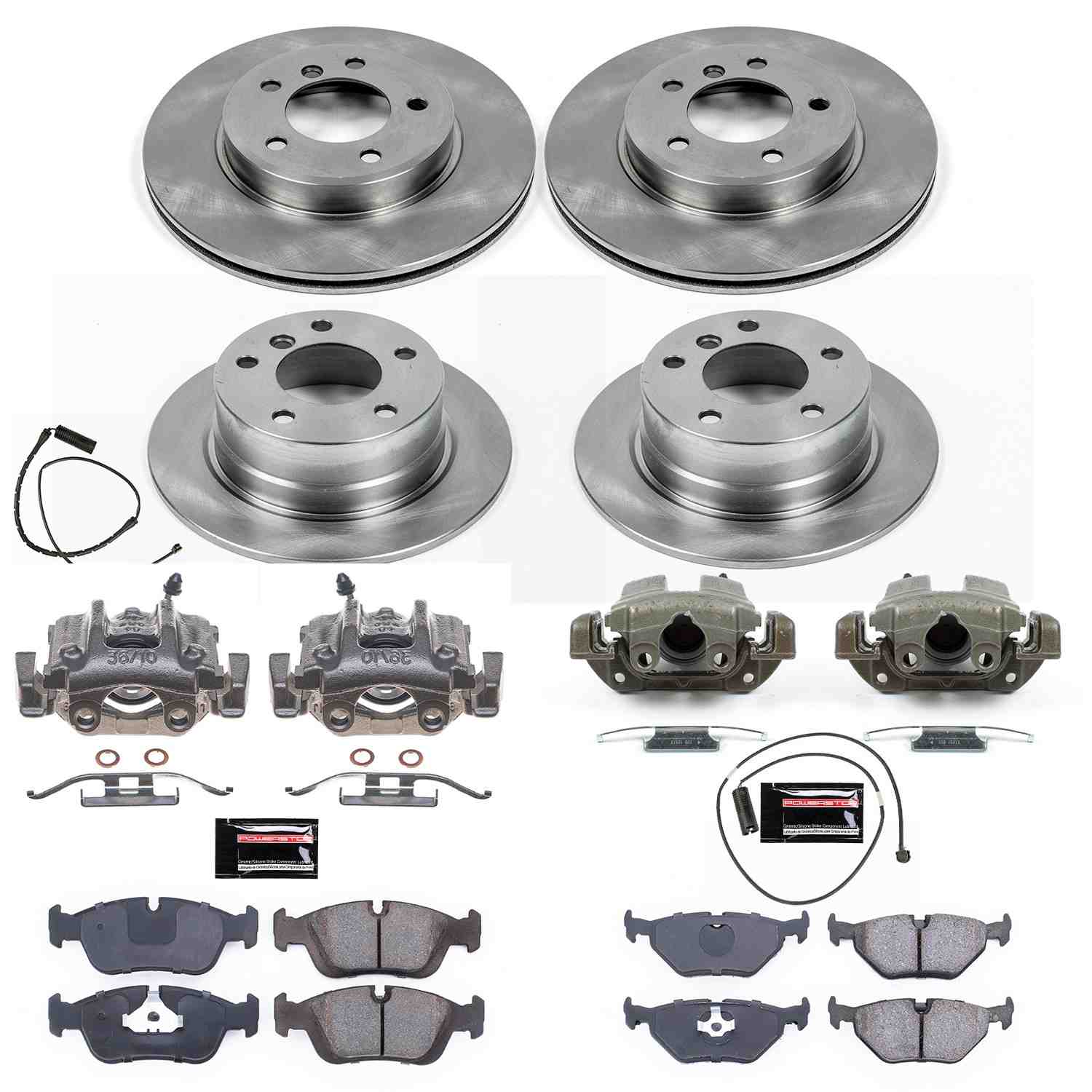 Power Stop 01-02 BMW Z3 Front & Rear Autospecialty Brake Kit w/Calipers