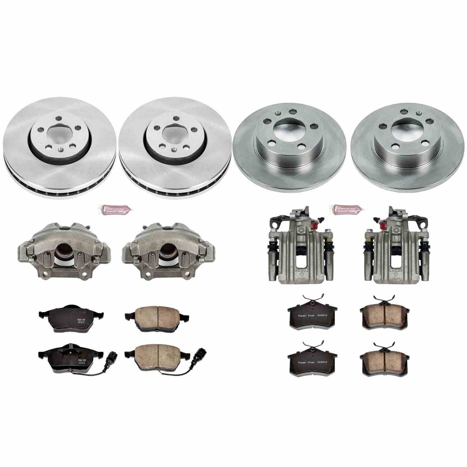 Power Stop 00-10 Volkswagen Beetle Front & Rear Autospecialty Brake Kit w/Calipers