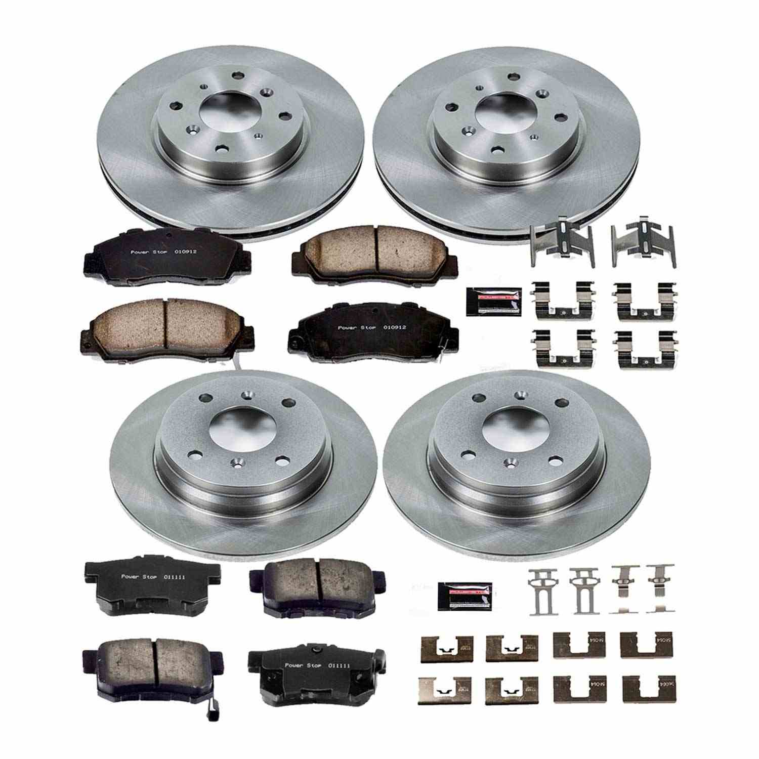 Power Stop 93-96 Honda Prelude Front & Rear Autospecialty Brake Kit