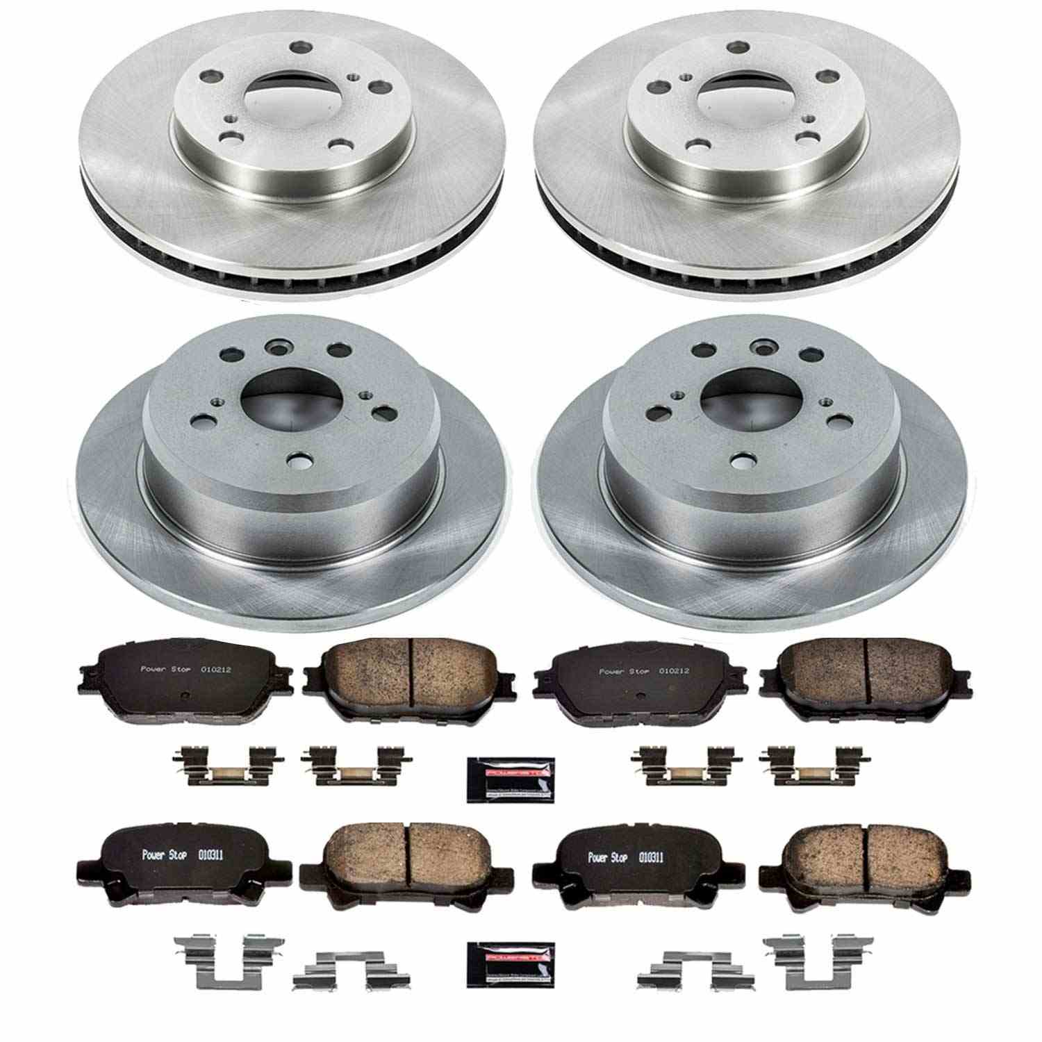 Power Stop 02-06 Toyota Camry Front & Rear Autospecialty Brake Kit