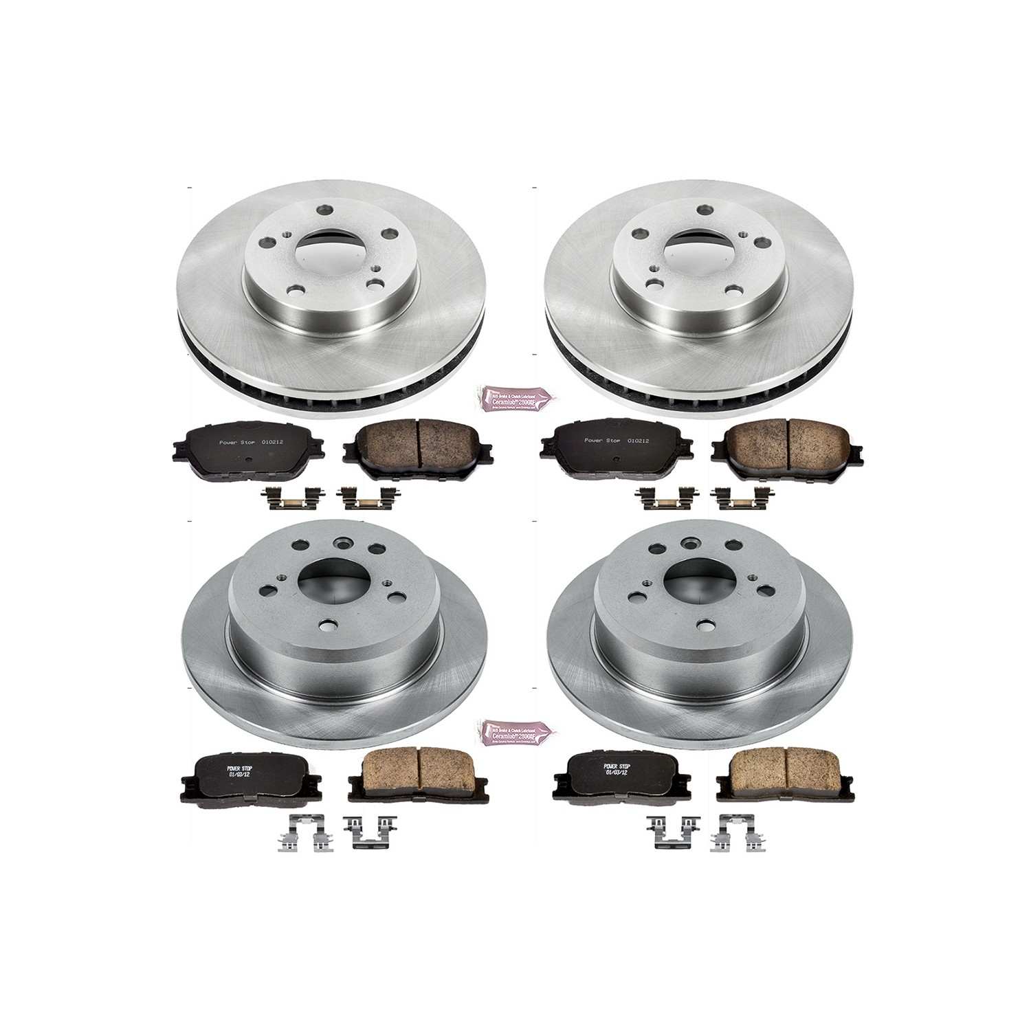 Power Stop 02-06 Toyota Camry Front & Rear Autospecialty Brake Kit