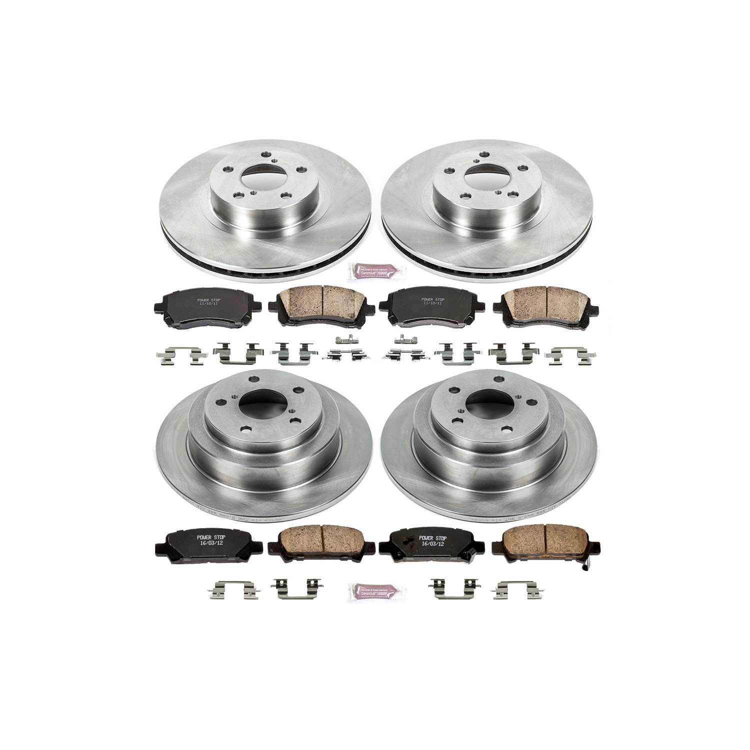 Power Stop 98-02 Subaru Forester Front & Rear Autospecialty Brake Kit