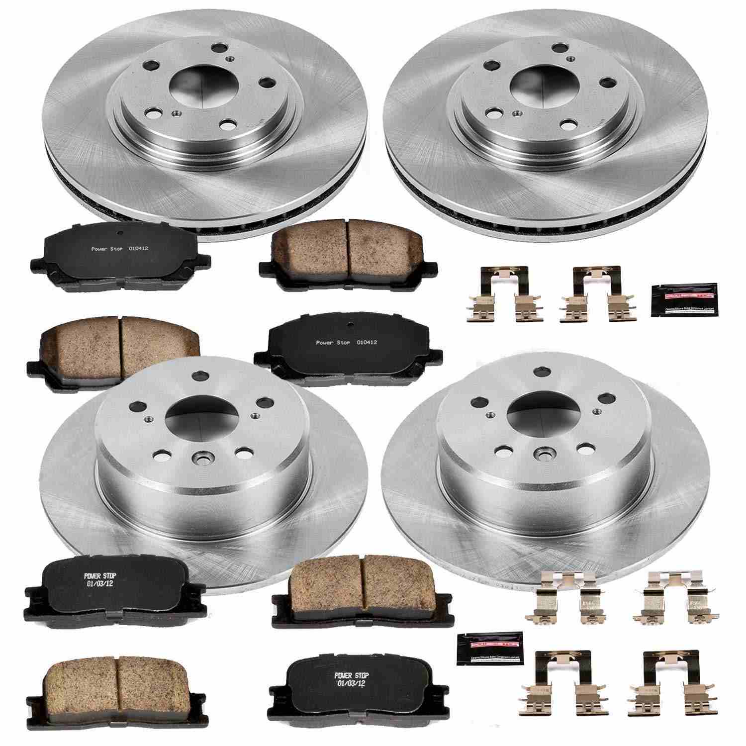 Power Stop 01-03 Toyota Highlander Front & Rear Autospecialty Brake Kit