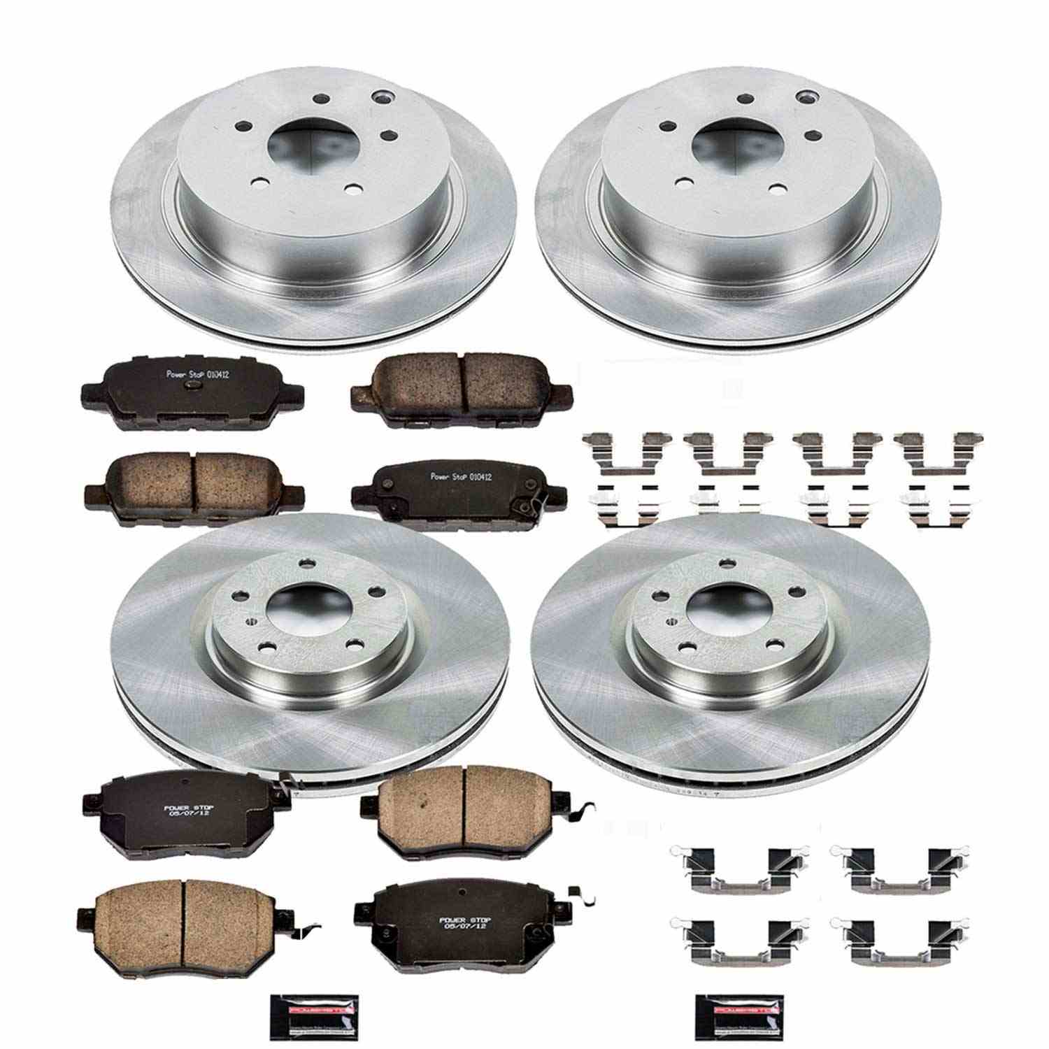 Power Stop 06-07 Nissan Murano Front & Rear Autospecialty Brake Kit