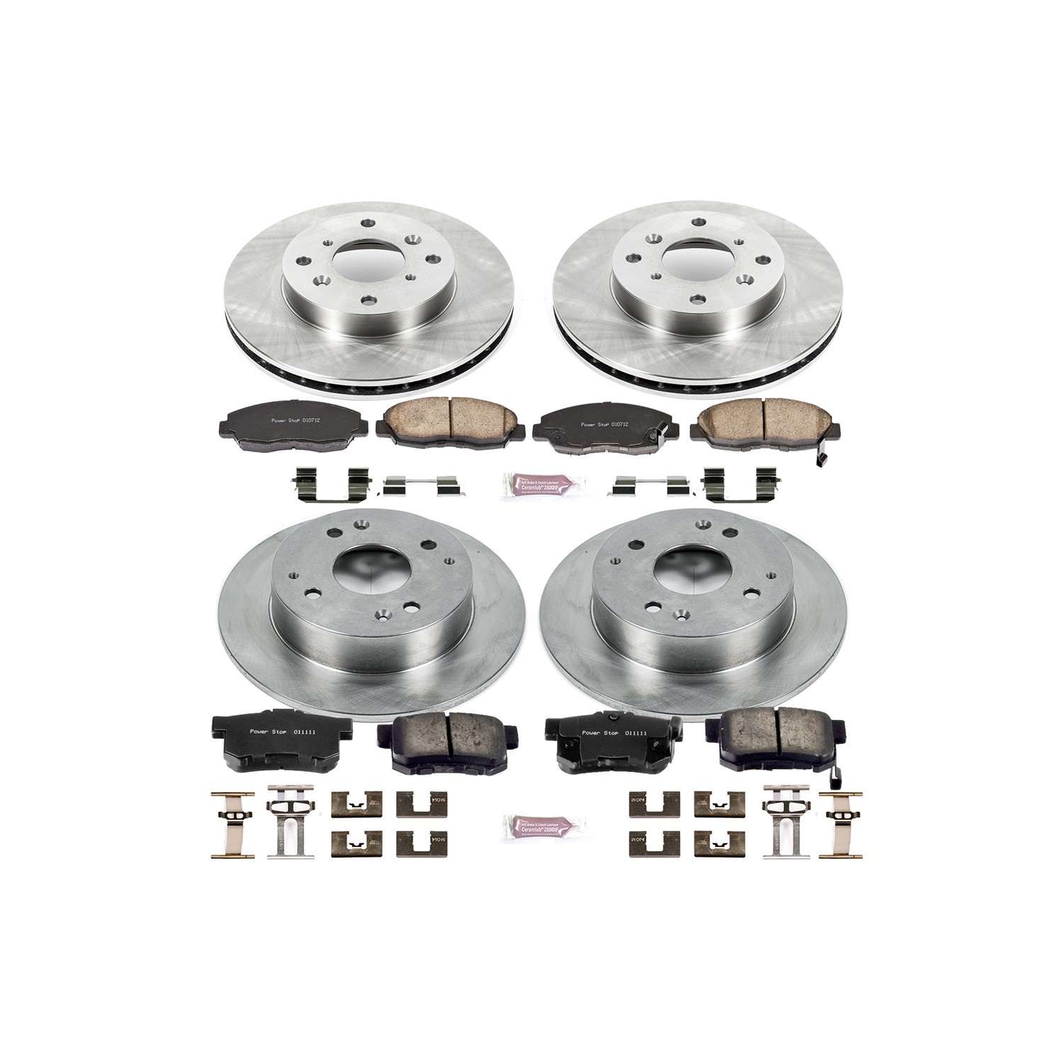 Power Stop 98-99 Acura CL Front & Rear Autospecialty Brake Kit