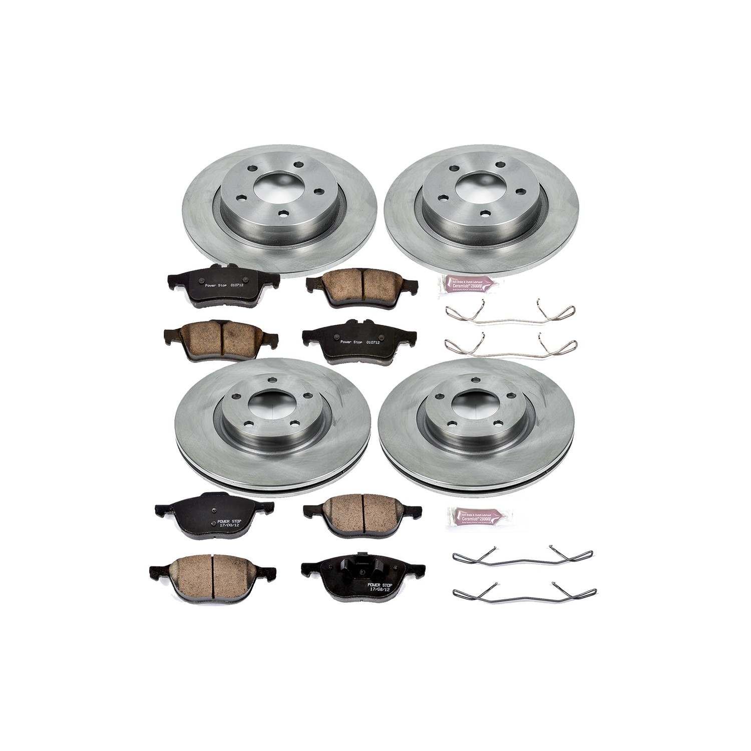 Power Stop 04-13 Mazda 3 Front & Rear Autospecialty Brake Kit