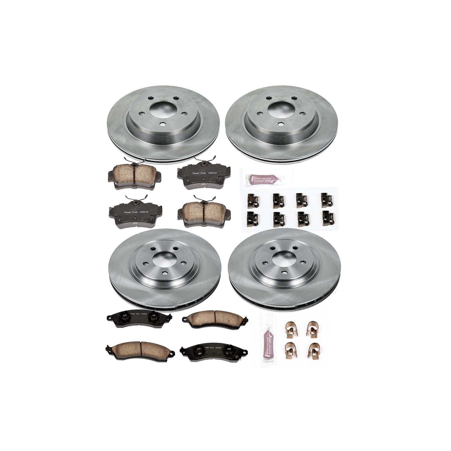 Power Stop 94-99 Ford Mustang Front & Rear Autospecialty Brake Kit