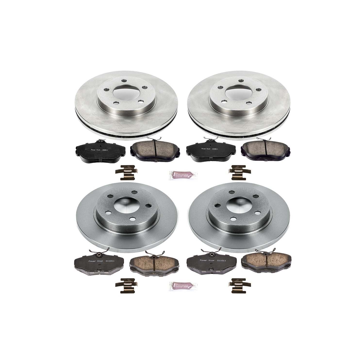 Power Stop 94-00 Ford Taurus Front & Rear Autospecialty Brake Kit