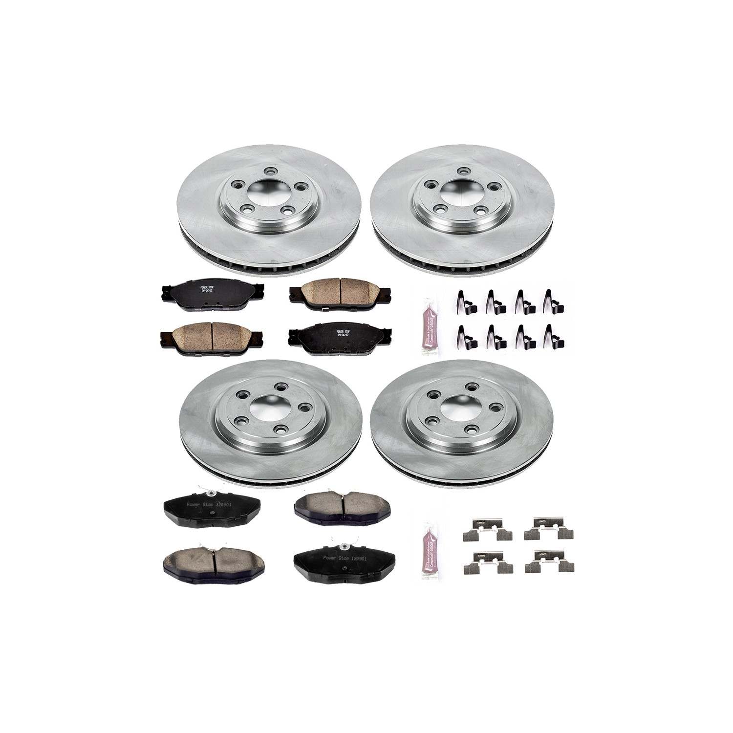 Power Stop 03-04 Jaguar S-Type Front & Rear Autospecialty Brake Kit