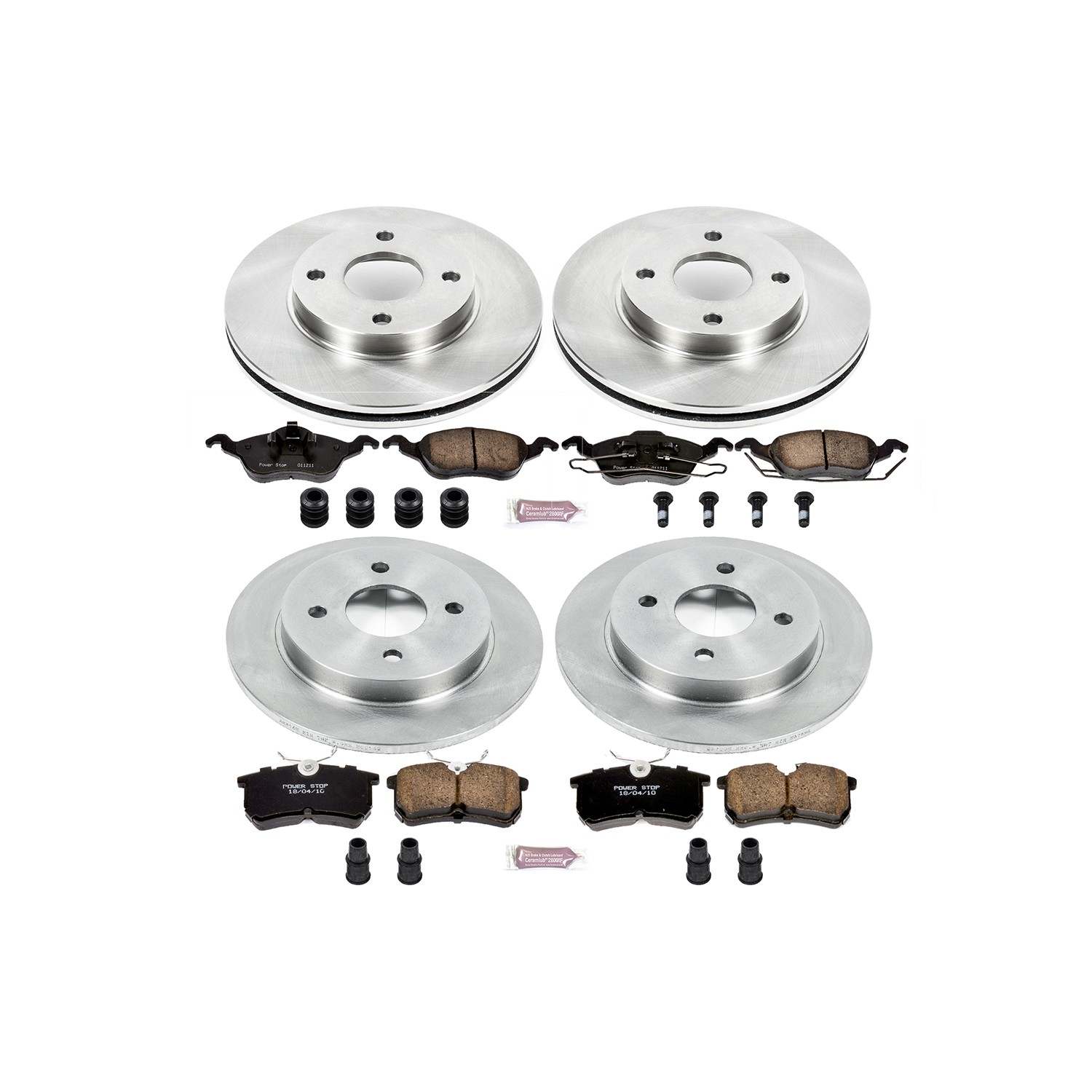 Power Stop 01-04 Ford Focus Front & Rear Autospecialty Brake Kit