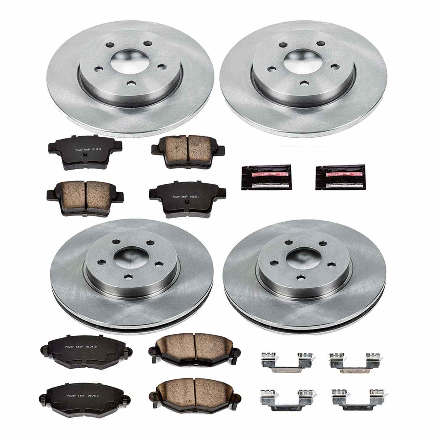 Power Stop 05-08 Jaguar X-Type Front & Rear Autospecialty Brake Kit