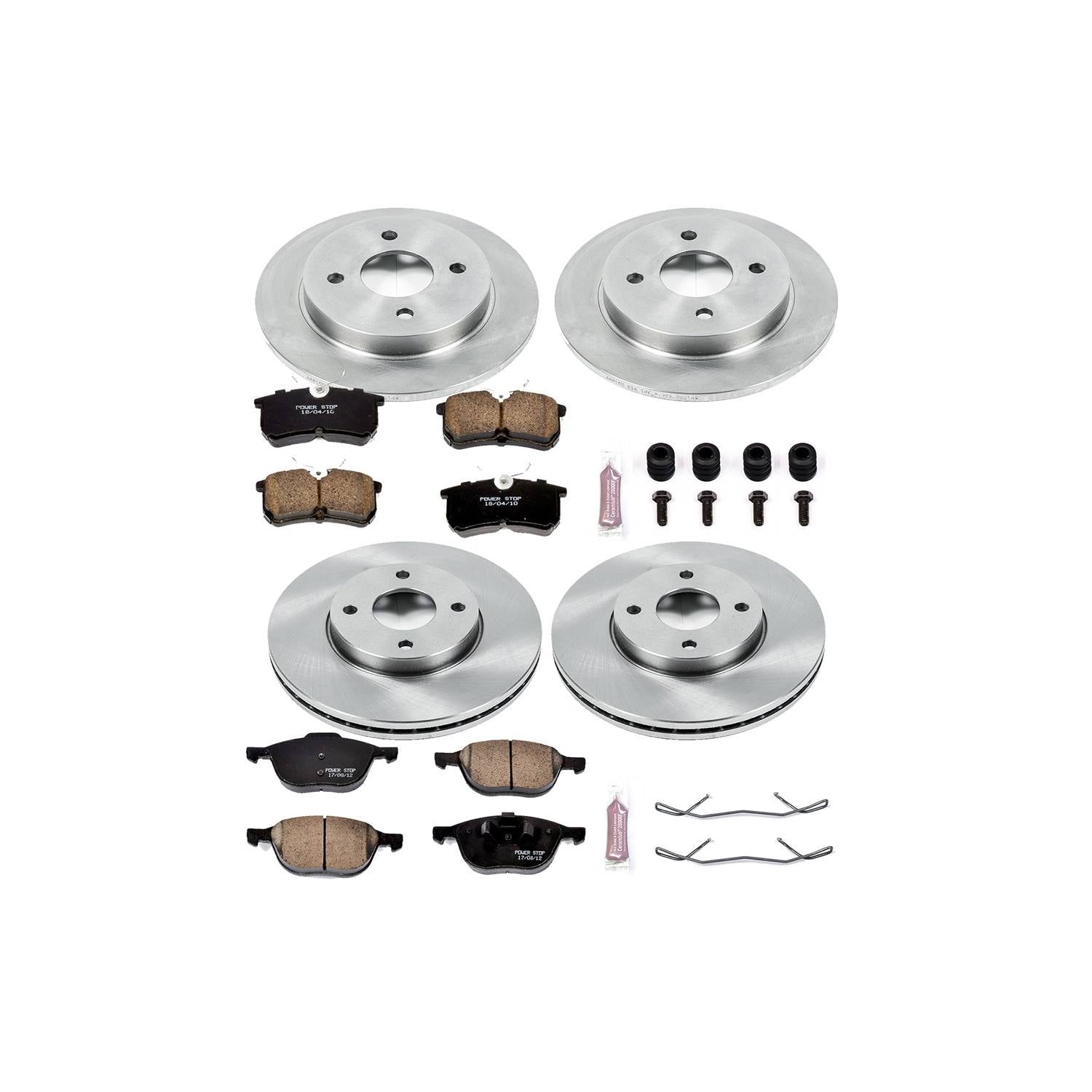 Power Stop 05-07 Ford Focus Front & Rear Autospecialty Brake Kit