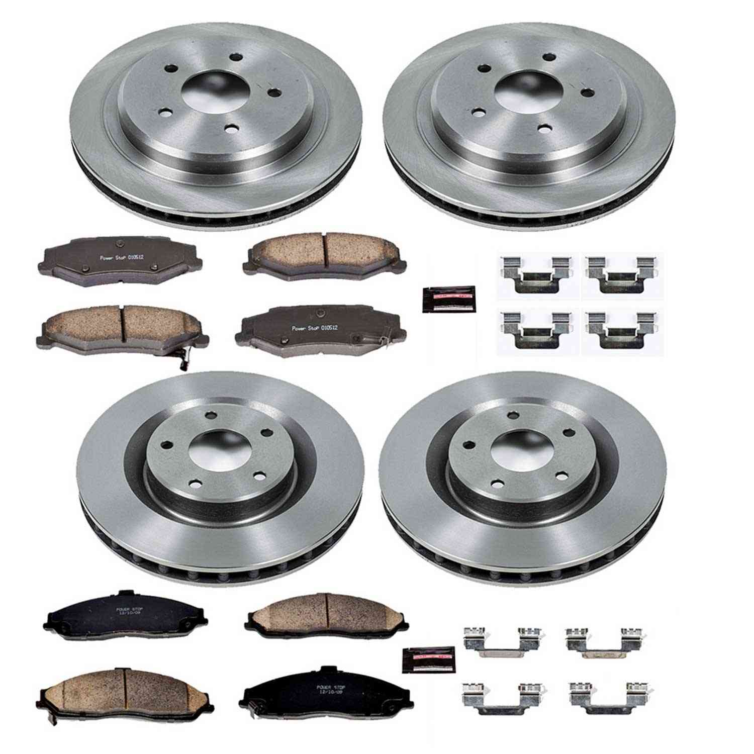 Power Stop 03-07 Cadillac CTS Front & Rear Autospecialty Brake Kit