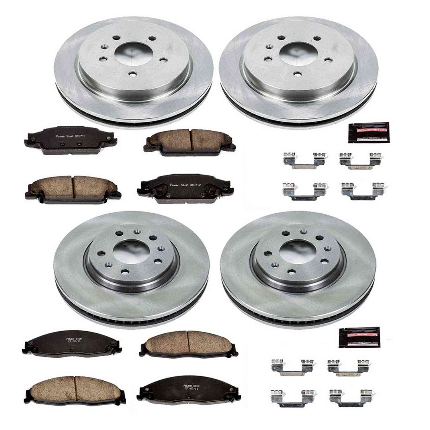 Power Stop 03-05 Cadillac CTS Front & Rear Autospecialty Brake Kit