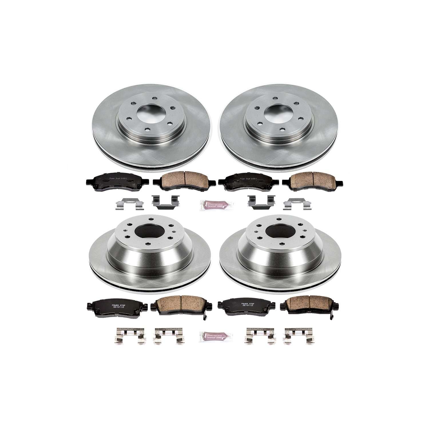 Power Stop 06-09 Chevrolet Trailblazer Front & Rear Autospecialty Brake Kit