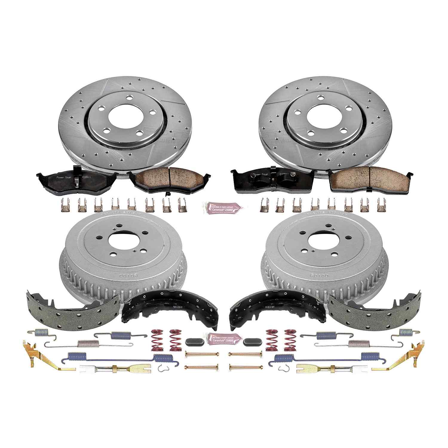 Power Stop 2000 Chrysler Grand Voyager Front & Rear Autospecialty Brake Kit