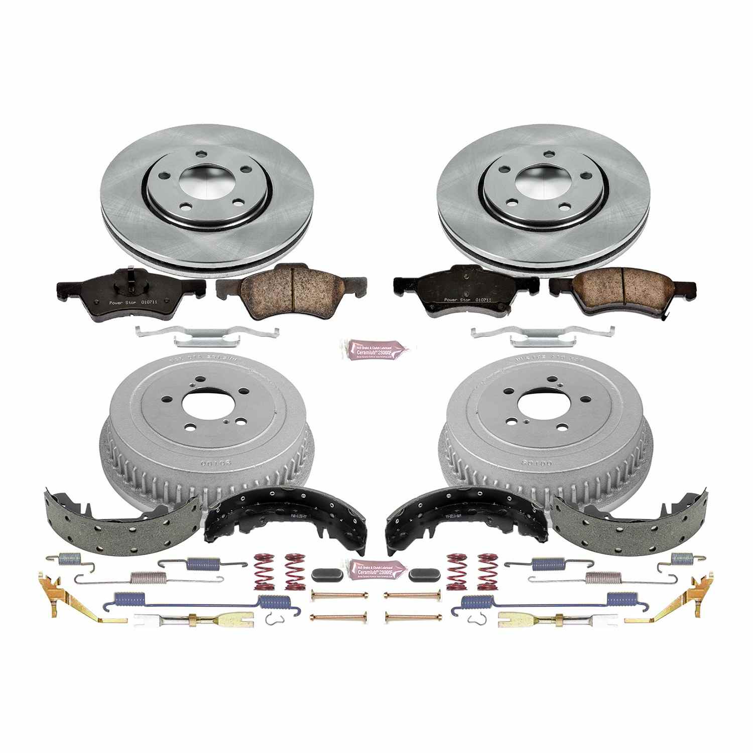 Power Stop 03-04 Dodge Caravan Front & Rear Autospecialty Brake Kit