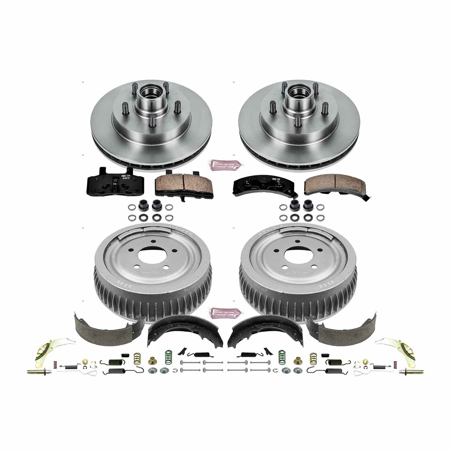 Power Stop 96-02 Chevrolet Express Van 1500 Front & Rear Autospecialty Brake Kit