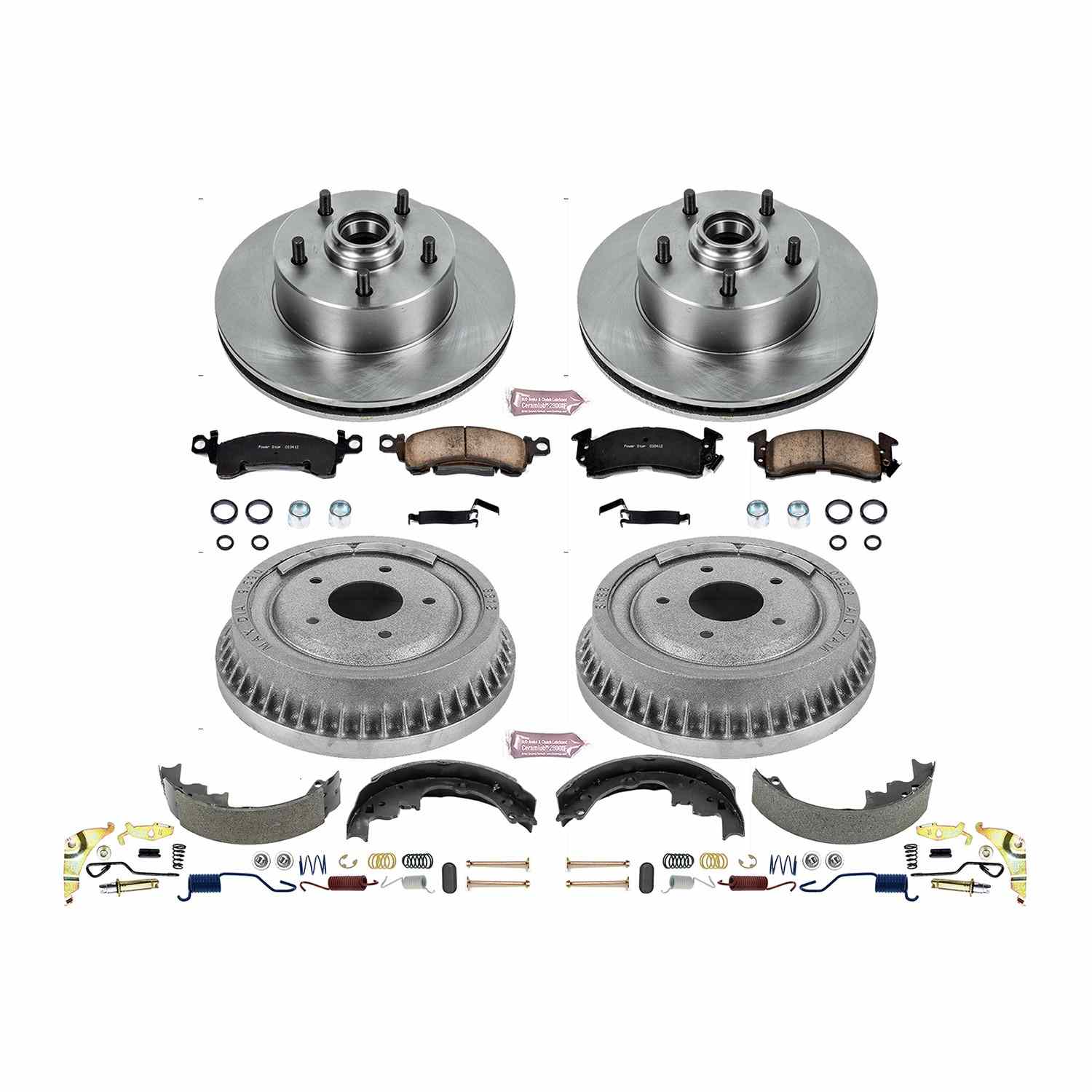 Power Stop 71-72 Oldsmobile Cutless Supreme Front & Rear Autospecialty Brake Kit