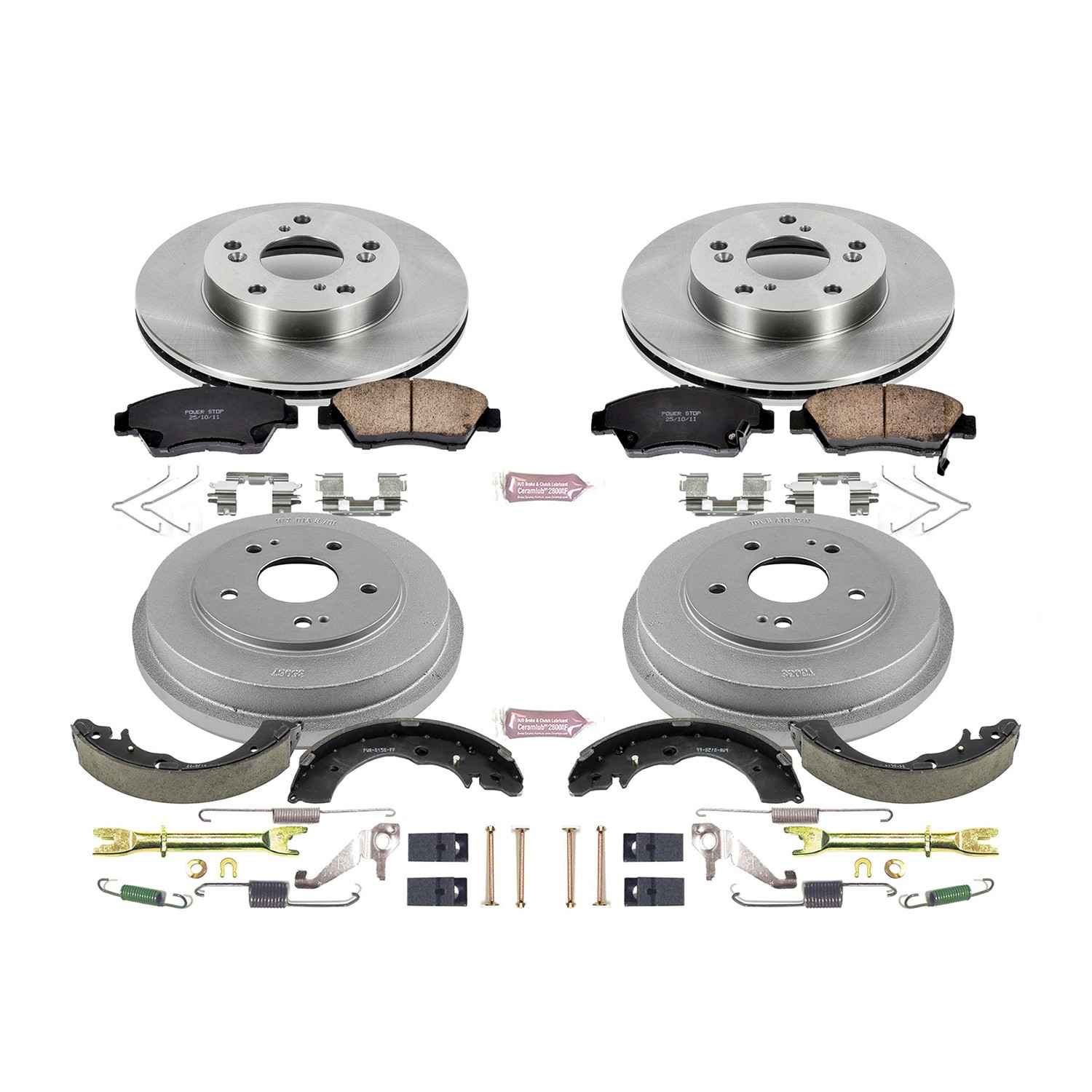 Power Stop 2012 Honda Civic Sedan Front & Rear Autospecialty Brake Kit