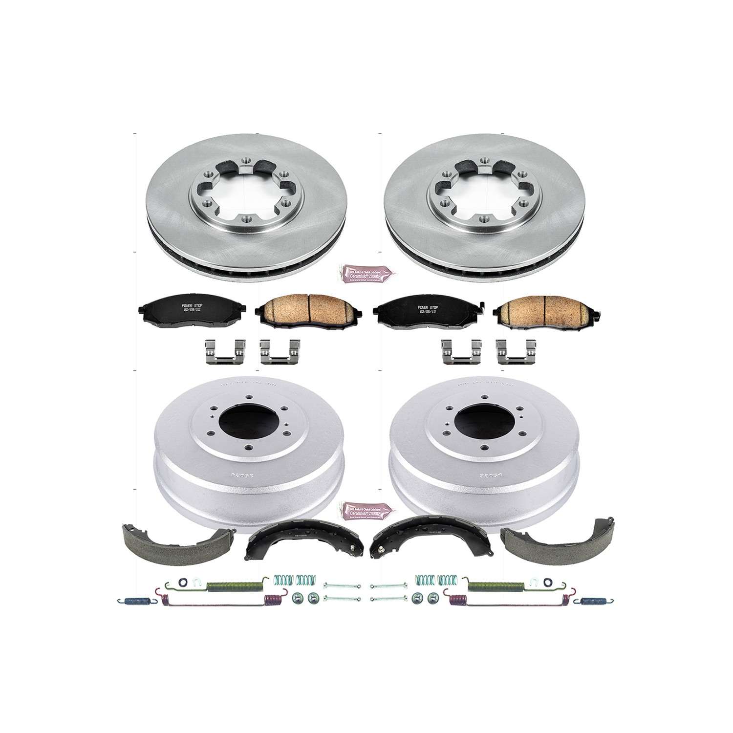 Power Stop 00-04 Nissan Exterra Front & Rear Autospecialty Brake Kit