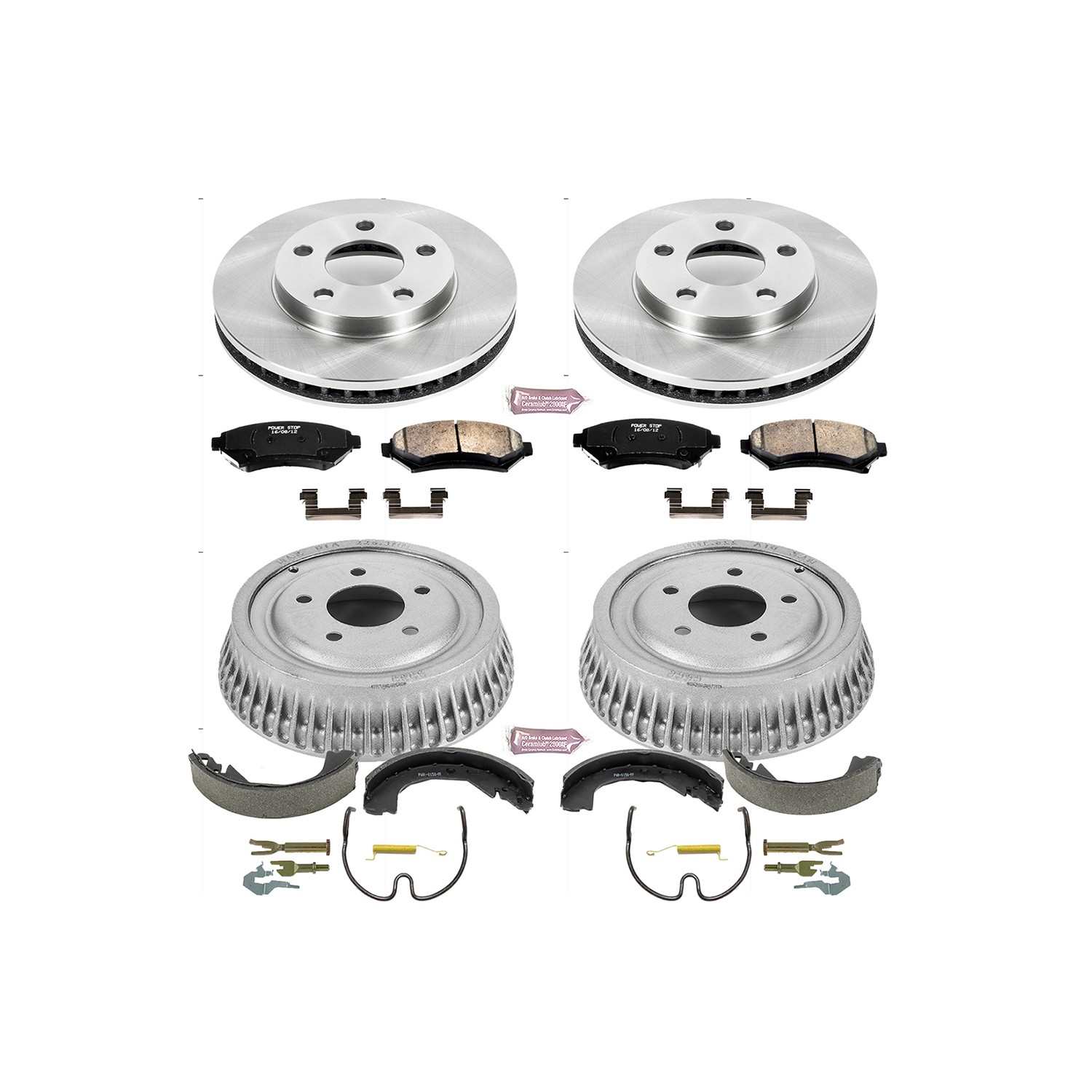 Power Stop 02-03 Buick Century Front & Rear Autospecialty Brake Kit
