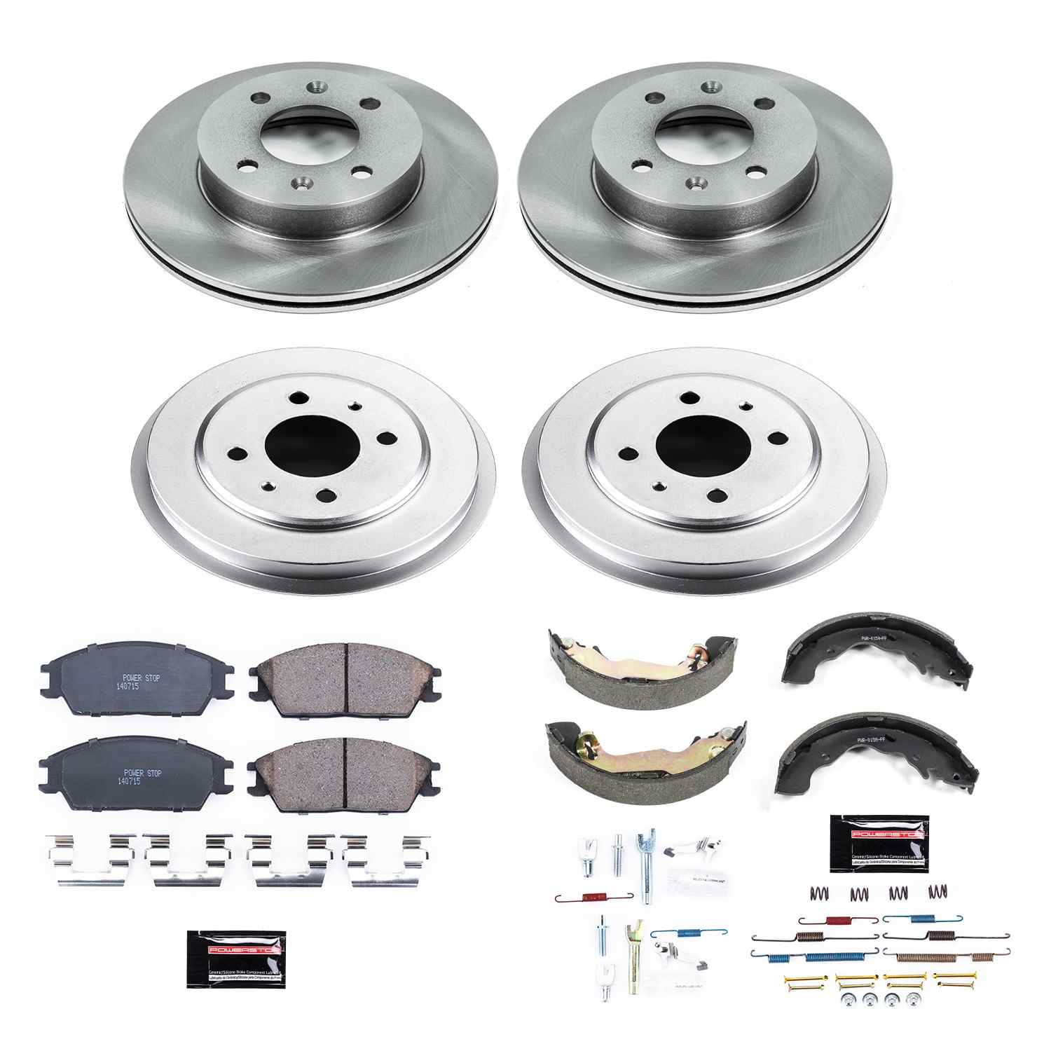 Power Stop 04-05 Hyundai Accent Front & Rear Autospecialty Brake Kit