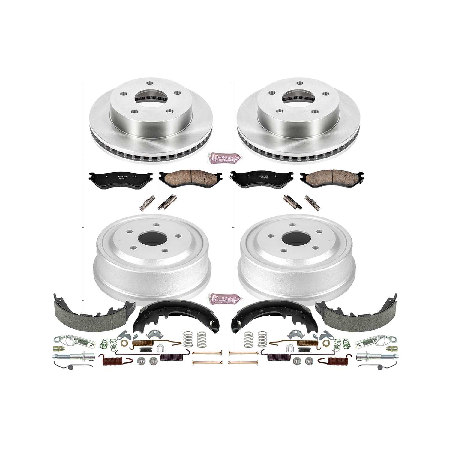Power Stop 00-01 Dodge Ram 1500 Front & Rear Autospecialty Brake Kit