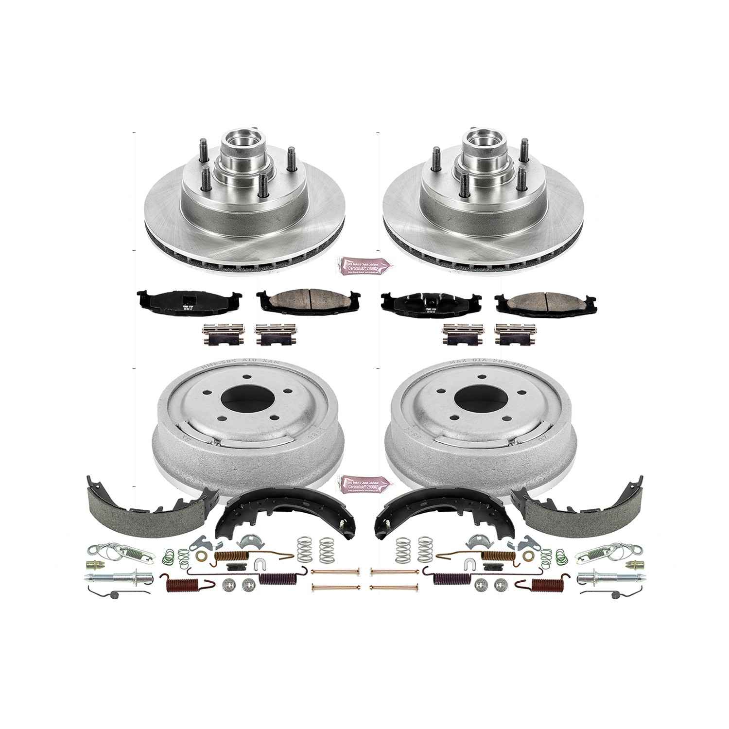 Power Stop 97-99 Ford E-150 Front & Rear Autospecialty Brake Kit