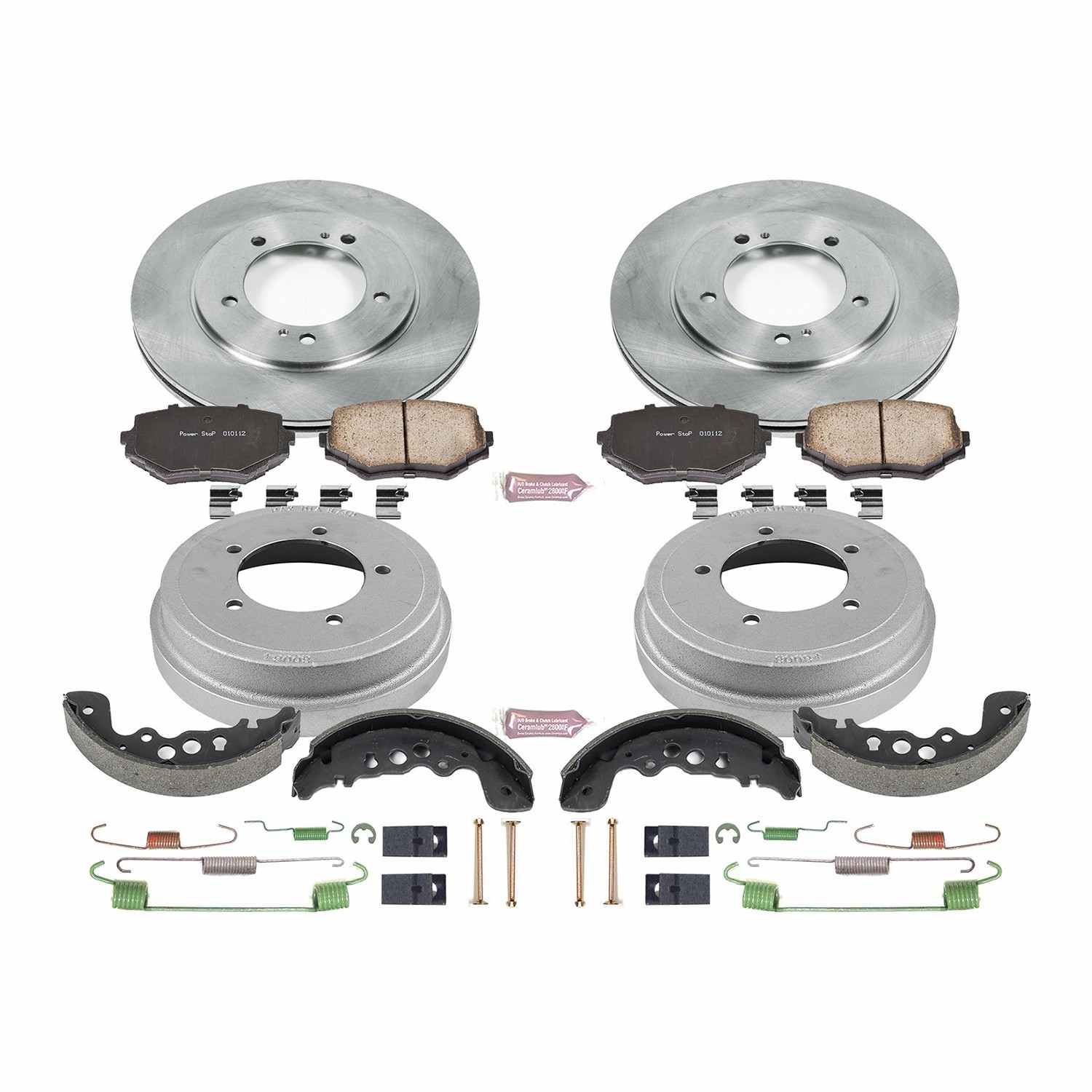 Power Stop 00-05 Suzuki Grand Vitara Front & Rear Autospecialty Brake Kit