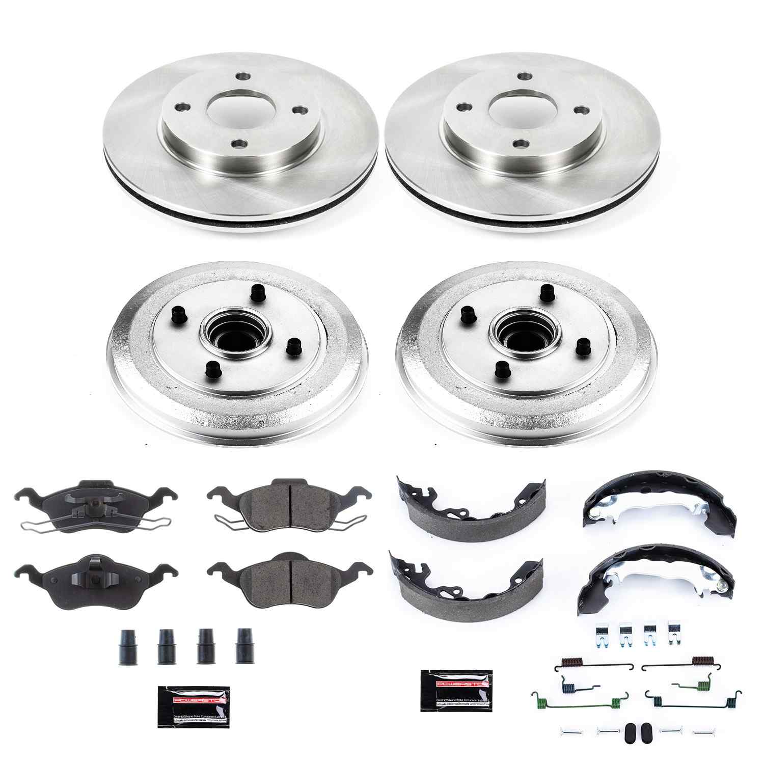 Power Stop 00-04 Ford Focus Front & Rear Autospecialty Brake Kit