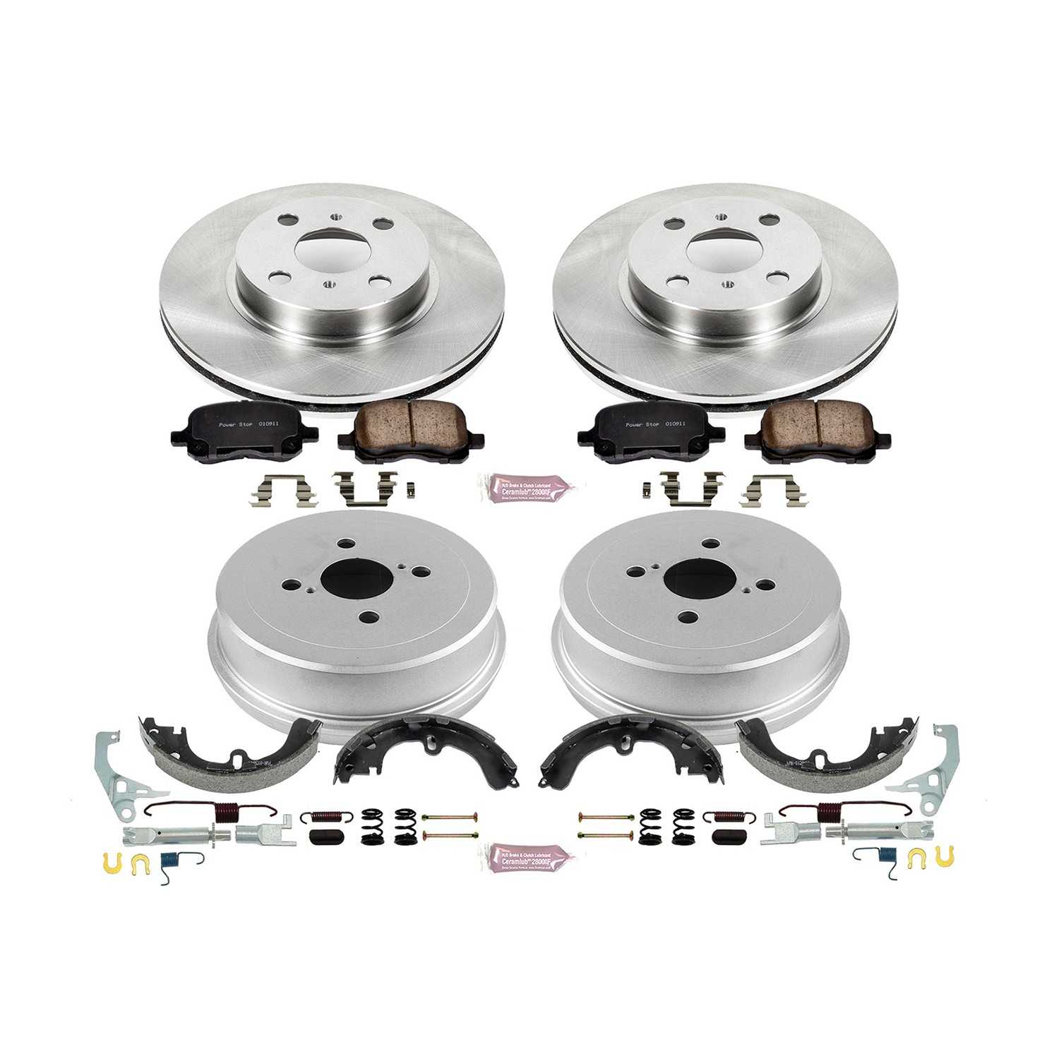 Power Stop 00-02 Toyota Corolla Front & Rear Autospecialty Brake Kit