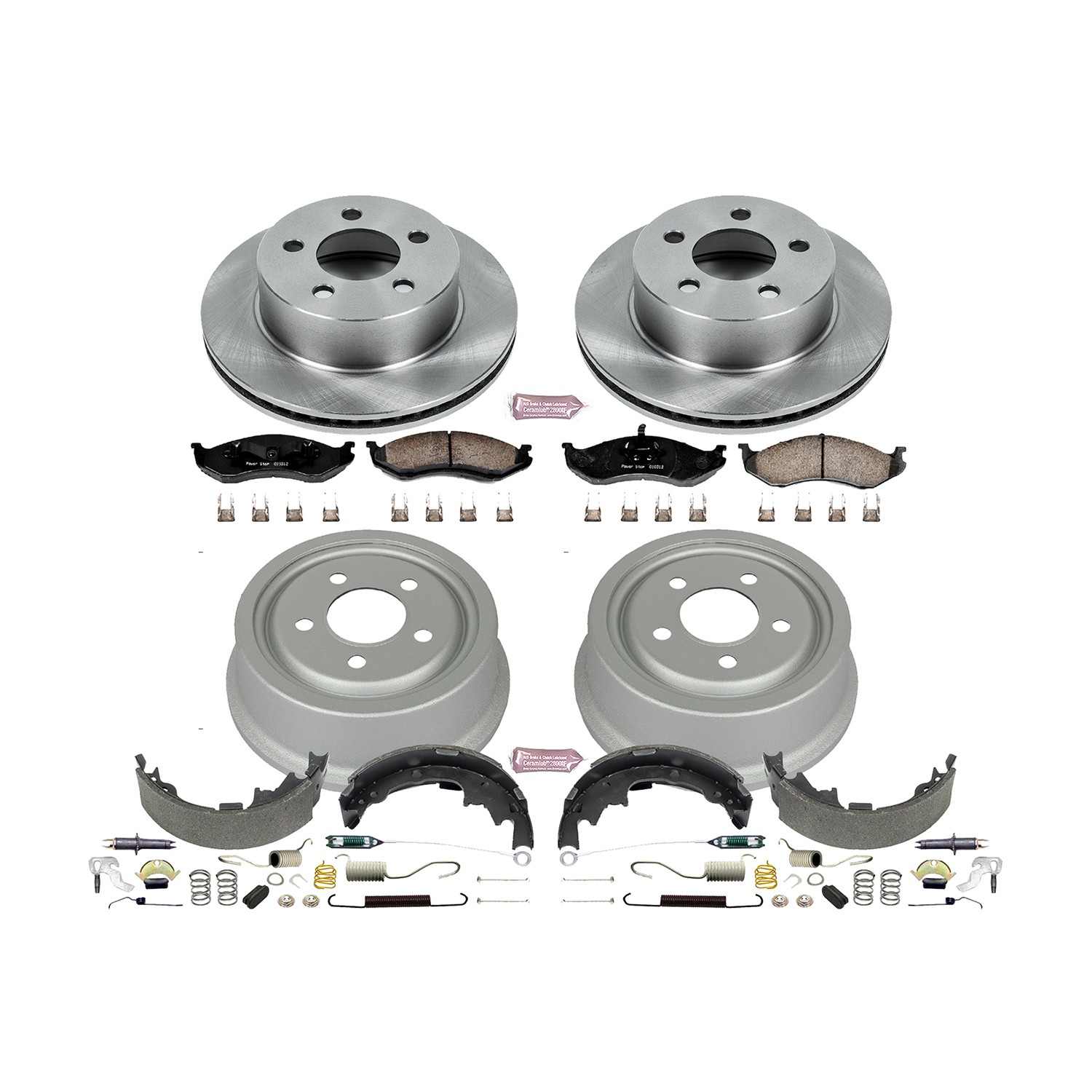 Power Stop 01-06 Jeep Wrangler Front & Rear Autospecialty Brake Kit