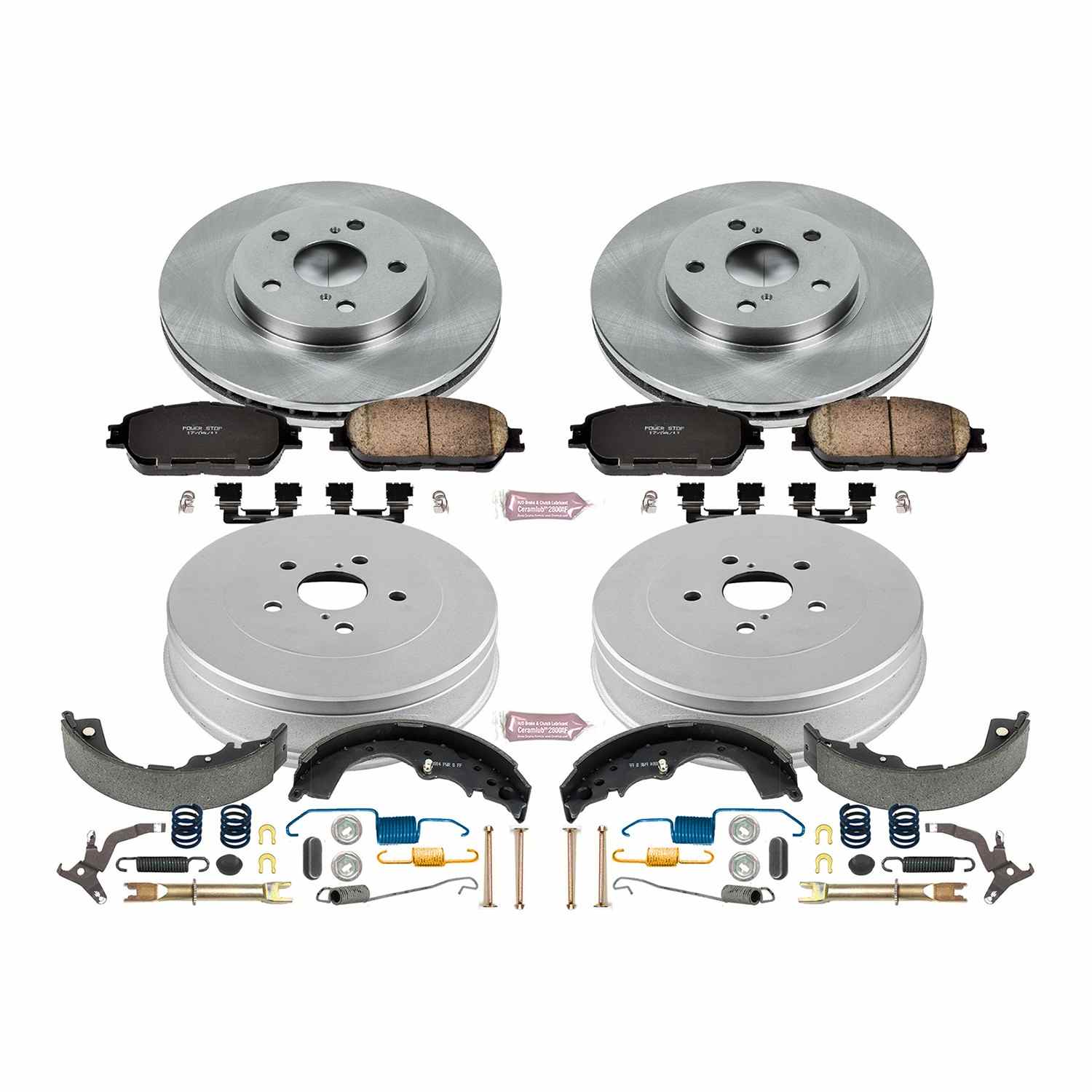 Power Stop 04-10 Toyota Sienna Front & Rear Autospecialty Brake Kit