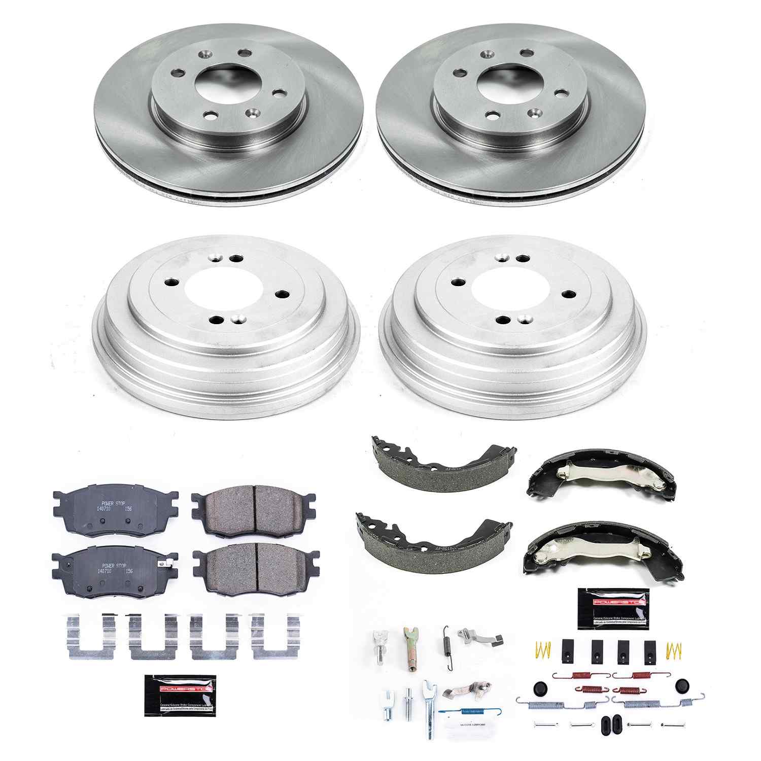Power Stop 06-11 Hyundai Accent Front & Rear Autospecialty Brake Kit