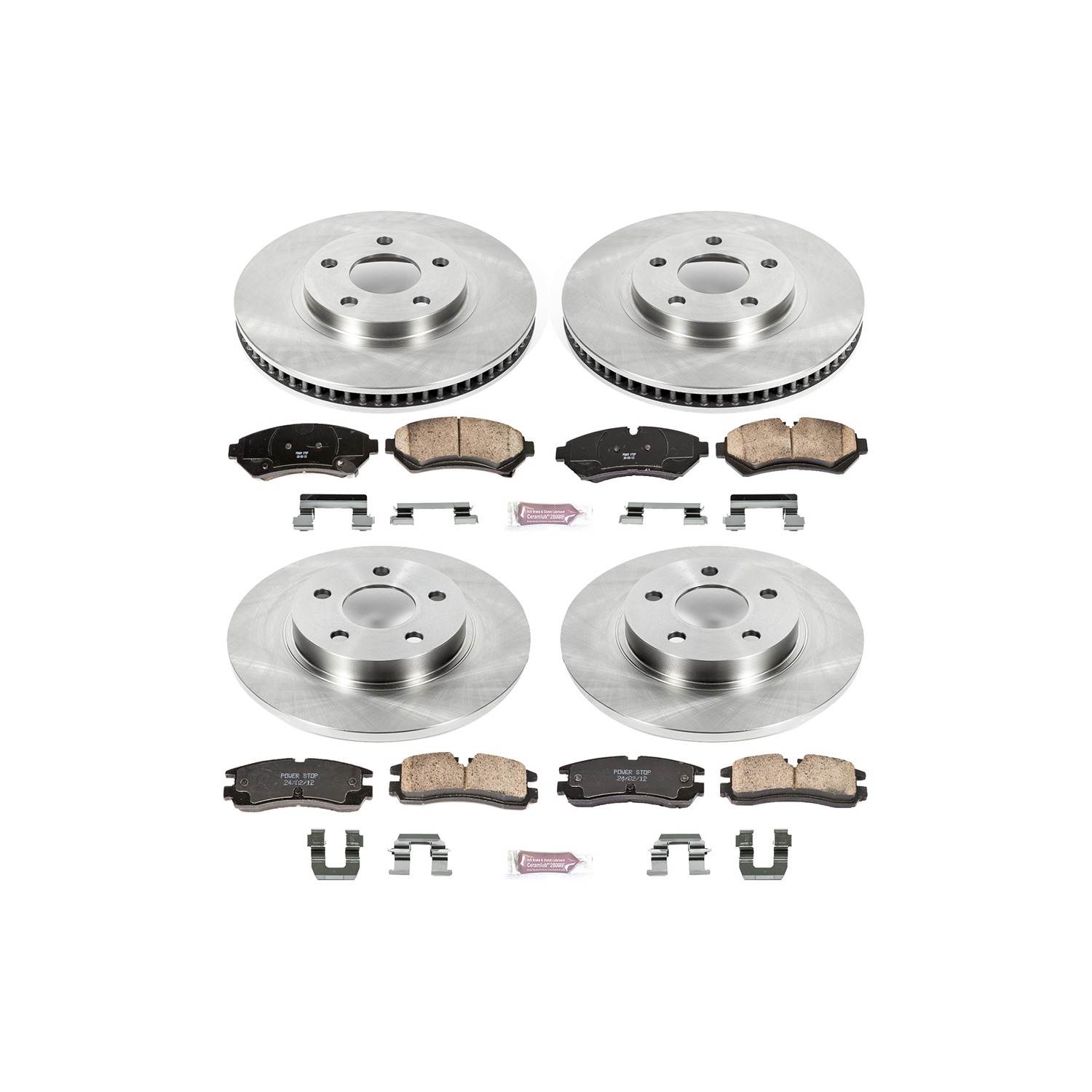 Power Stop 98-02 Cadillac Seville Front & Rear Autospecialty Brake Kit