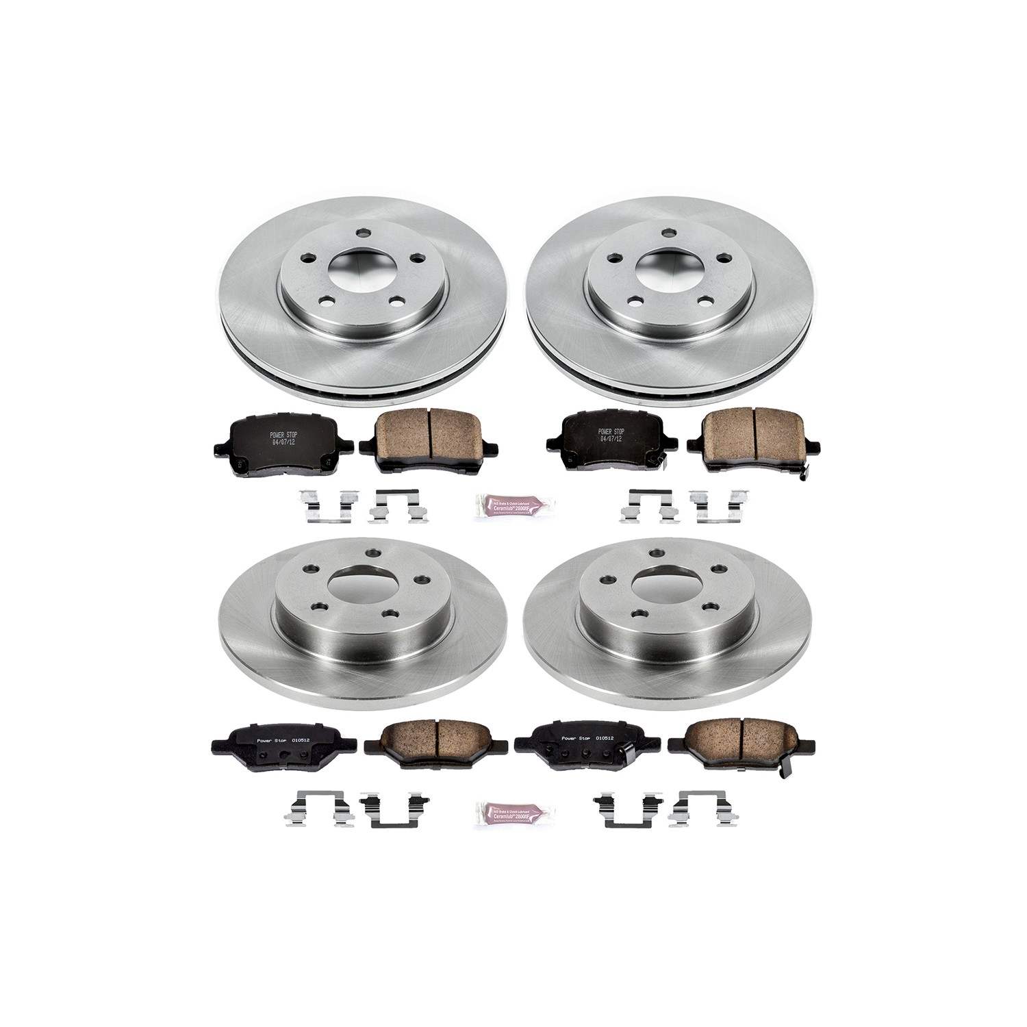 Power Stop 04-08 Chevrolet Malibu Front & Rear Autospecialty Brake Kit