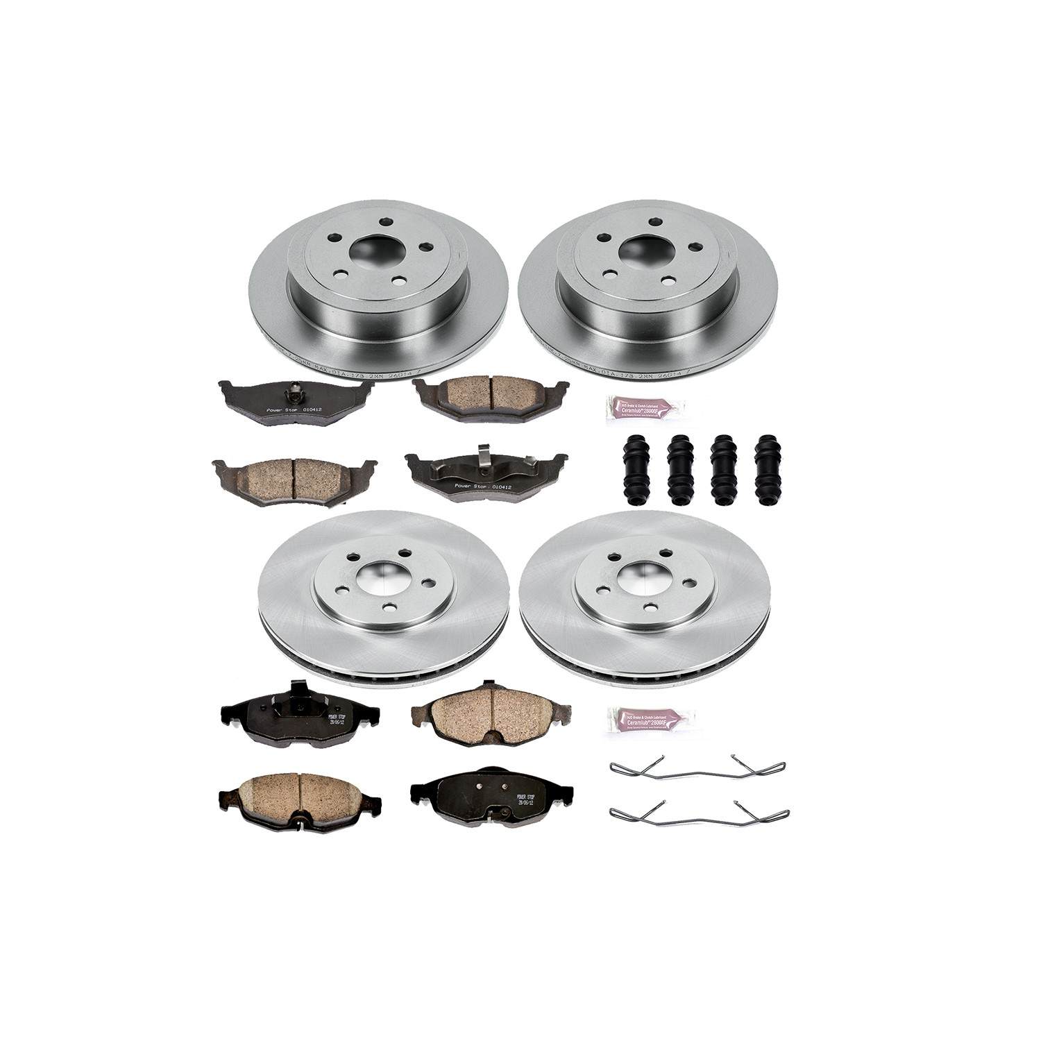 Power Stop 01-06 Chrysler Sebring Front & Rear Autospecialty Brake Kit