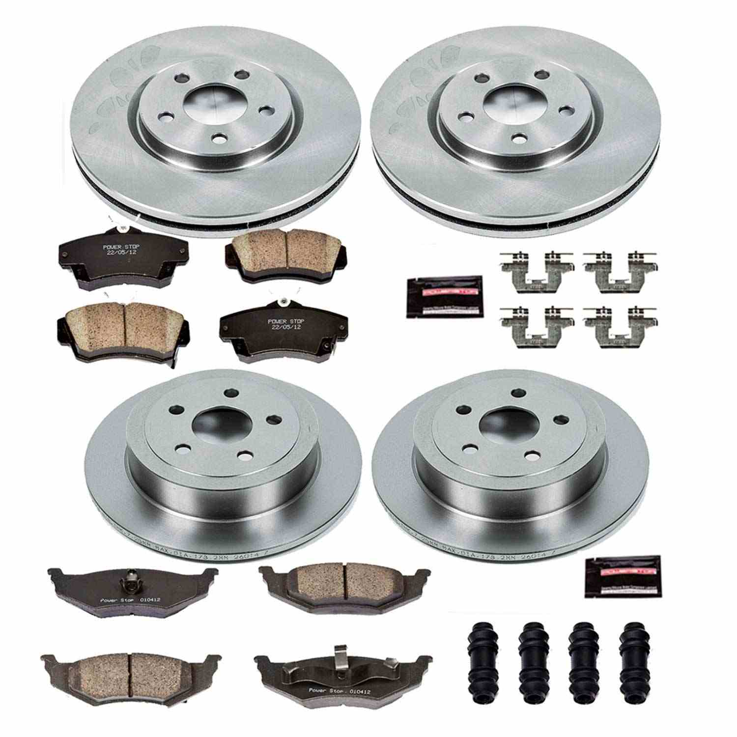 Power Stop 04-05 Chrysler PT Cruiser Front & Rear Autospecialty Brake Kit