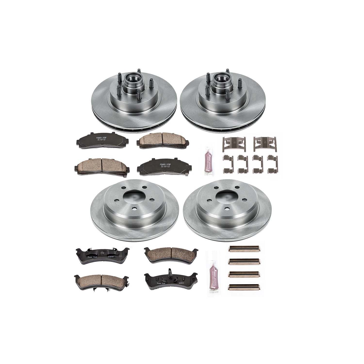 Power Stop 95-01 Ford Explorer Front & Rear Autospecialty Brake Kit