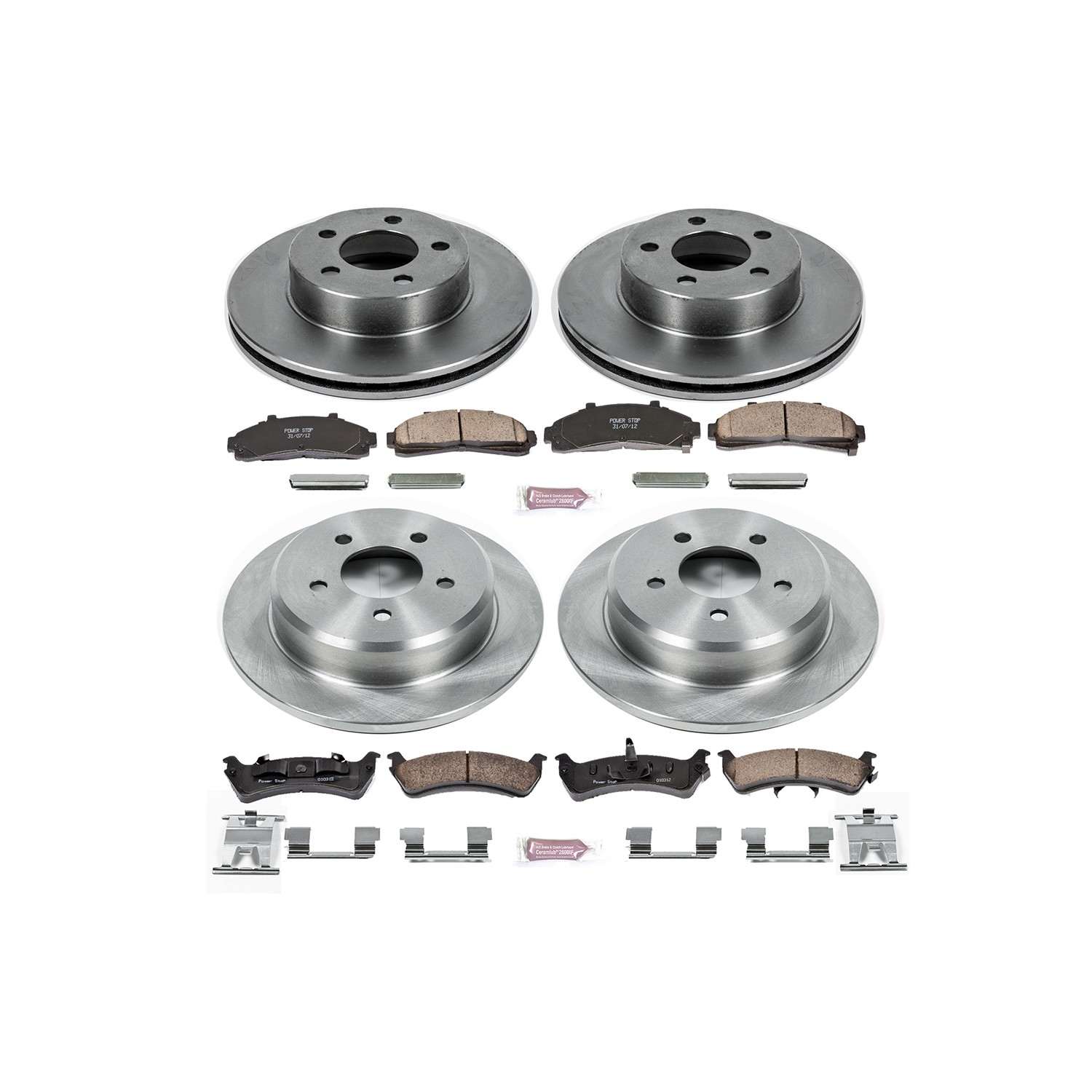 Power Stop 95-01 Ford Explorer Front & Rear Autospecialty Brake Kit