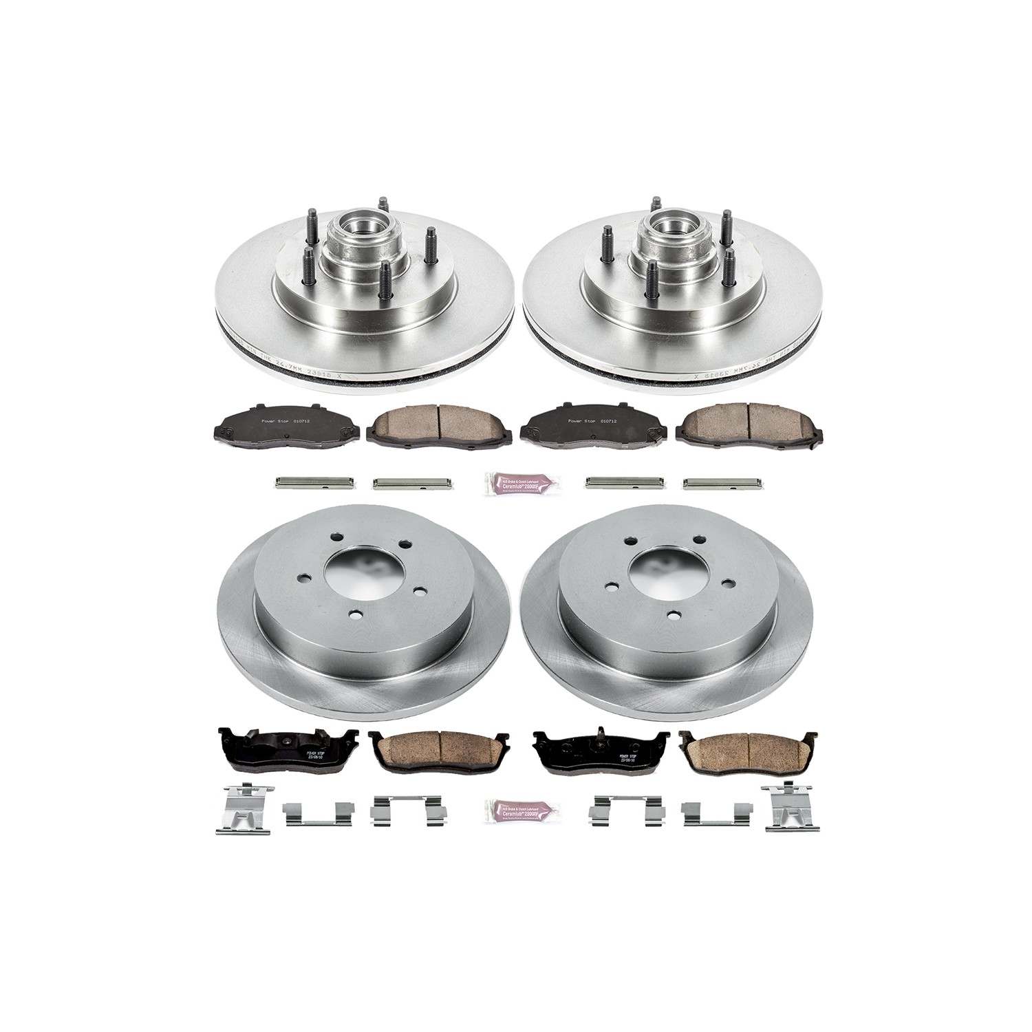 Power Stop 99-00 Ford F-150 Front & Rear Autospecialty Brake Kit