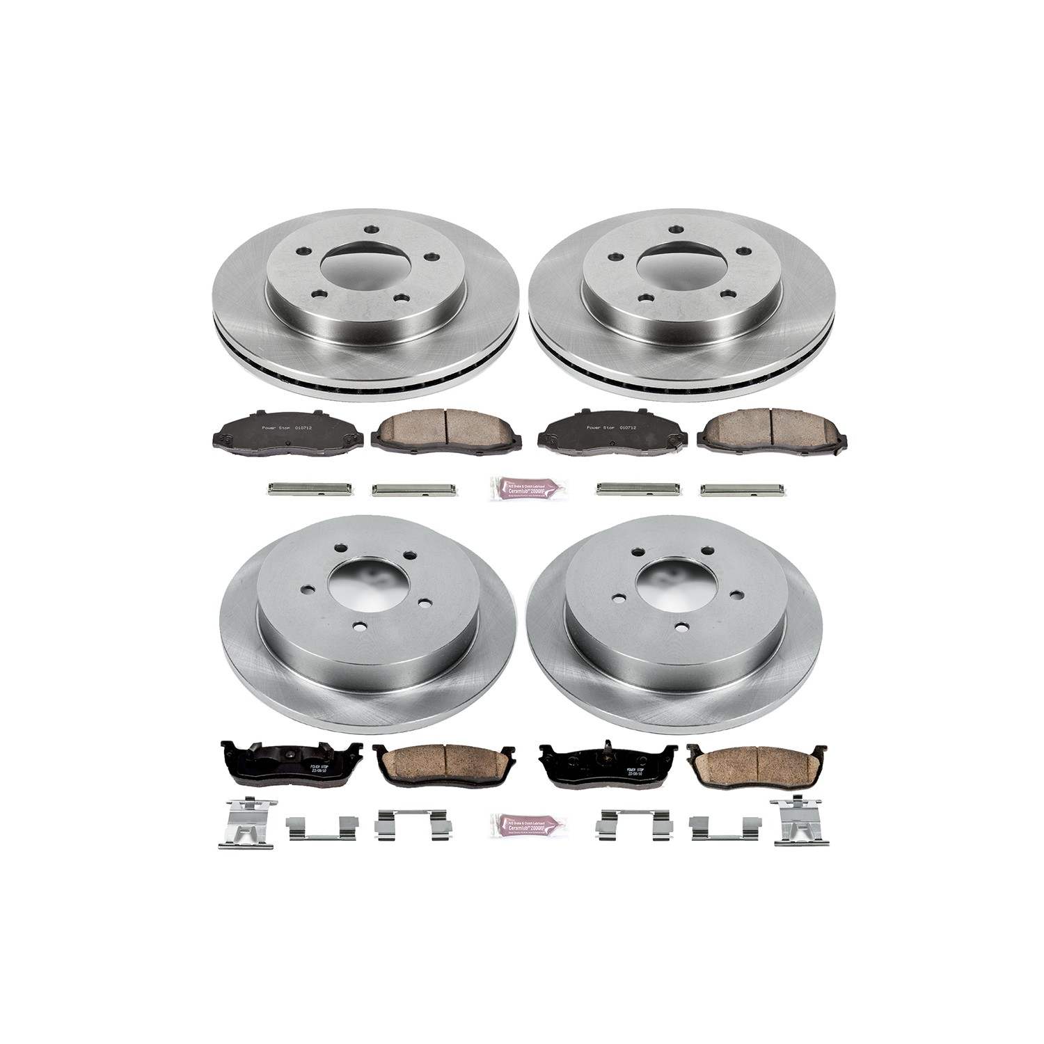 Power Stop 99-00 Ford F-150 Front & Rear Autospecialty Brake Kit