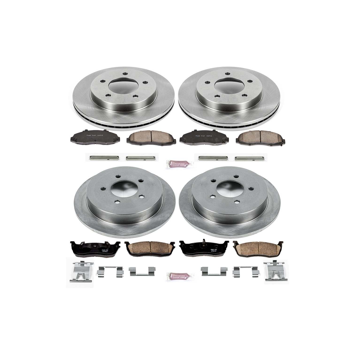 Power Stop 00-03 Ford F-150 Front & Rear Autospecialty Brake Kit