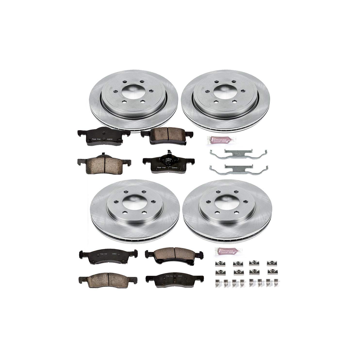 Power Stop 02-06 Ford Expedition Front & Rear Autospecialty Brake Kit