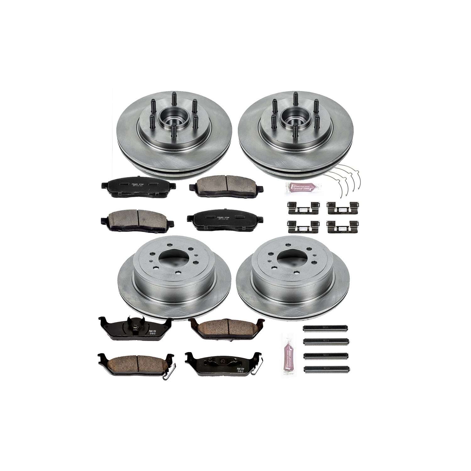 Power Stop 06-08 Lincoln Mark LT Front and Rear Autospecialty Brake Kit