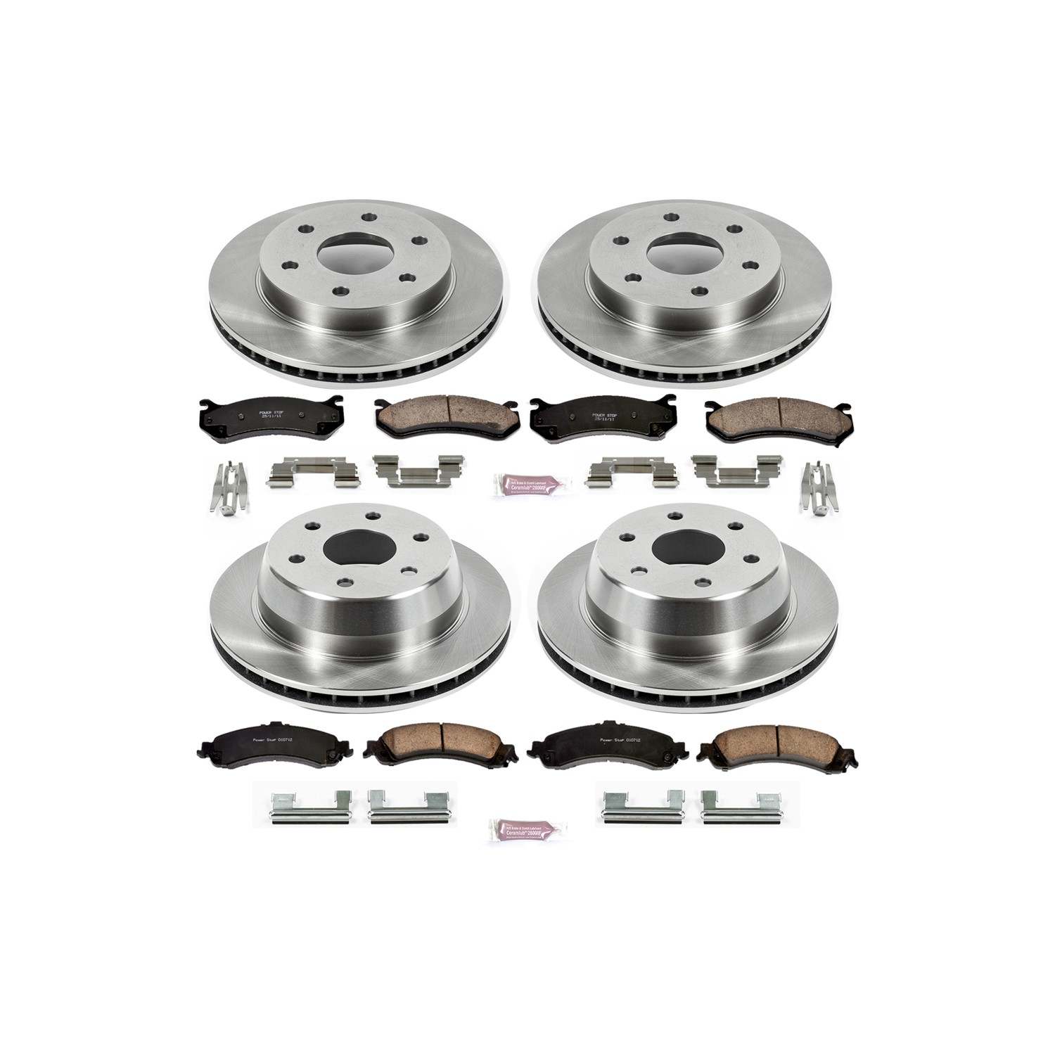 Power Stop 02-06 Cadillac Escalade Front & Rear Autospecialty Brake Kit