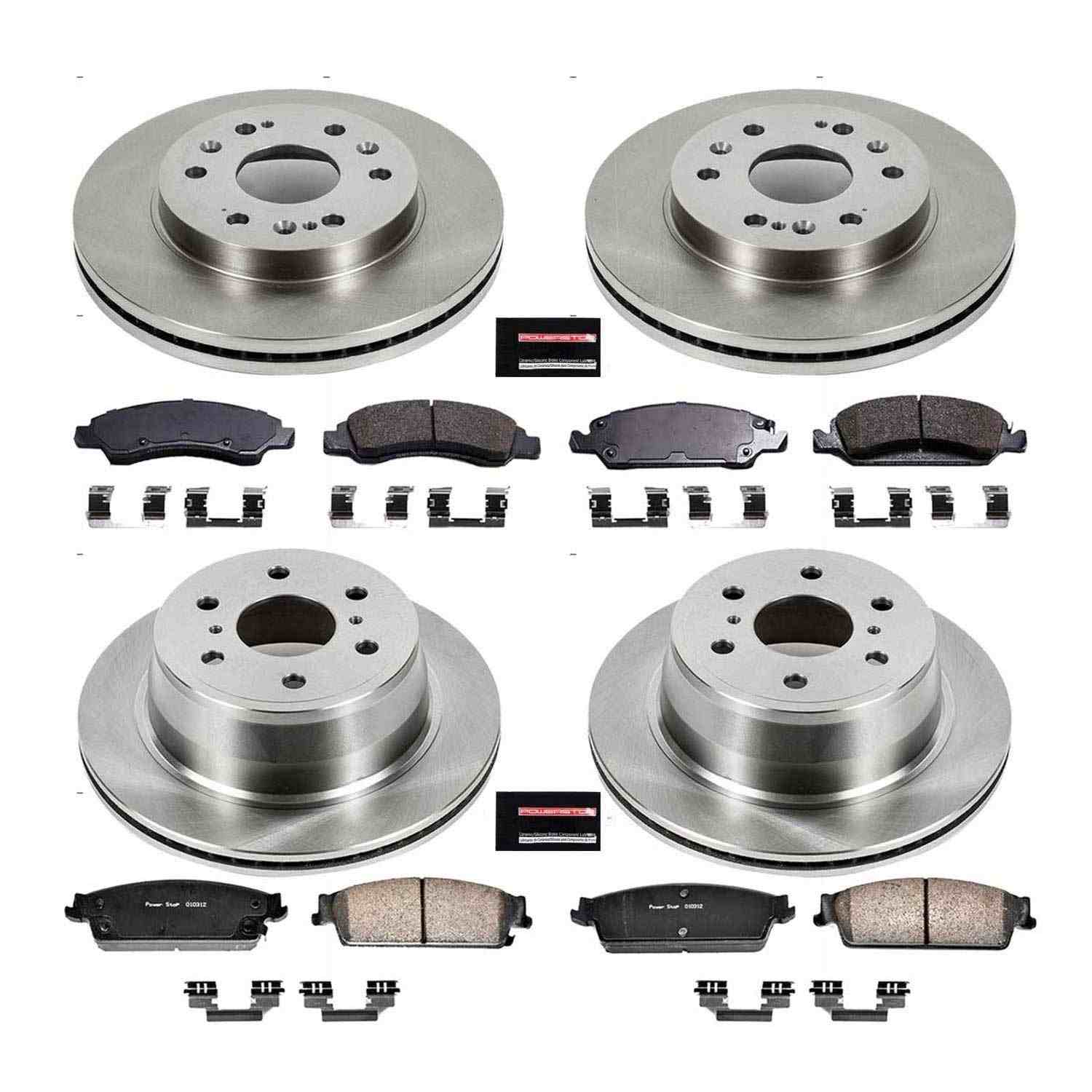 Power Stop 08-14 Cadillac Escalade Front & Rear Autospecialty Brake Kit