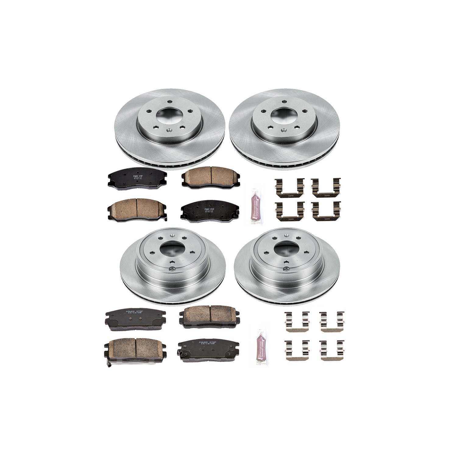 Power Stop 12-15 Chevrolet Captiva Sport Front & Rear Autospecialty Brake Kit